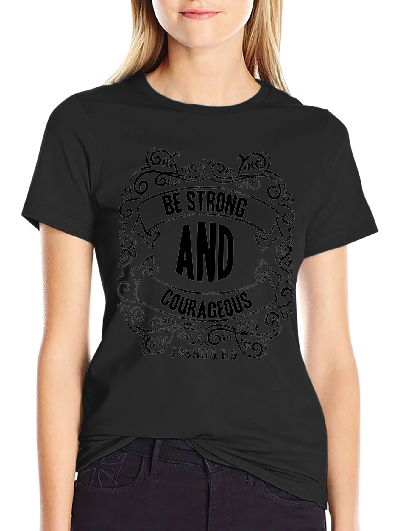 Be Strong & Courageous Graphic Tee
