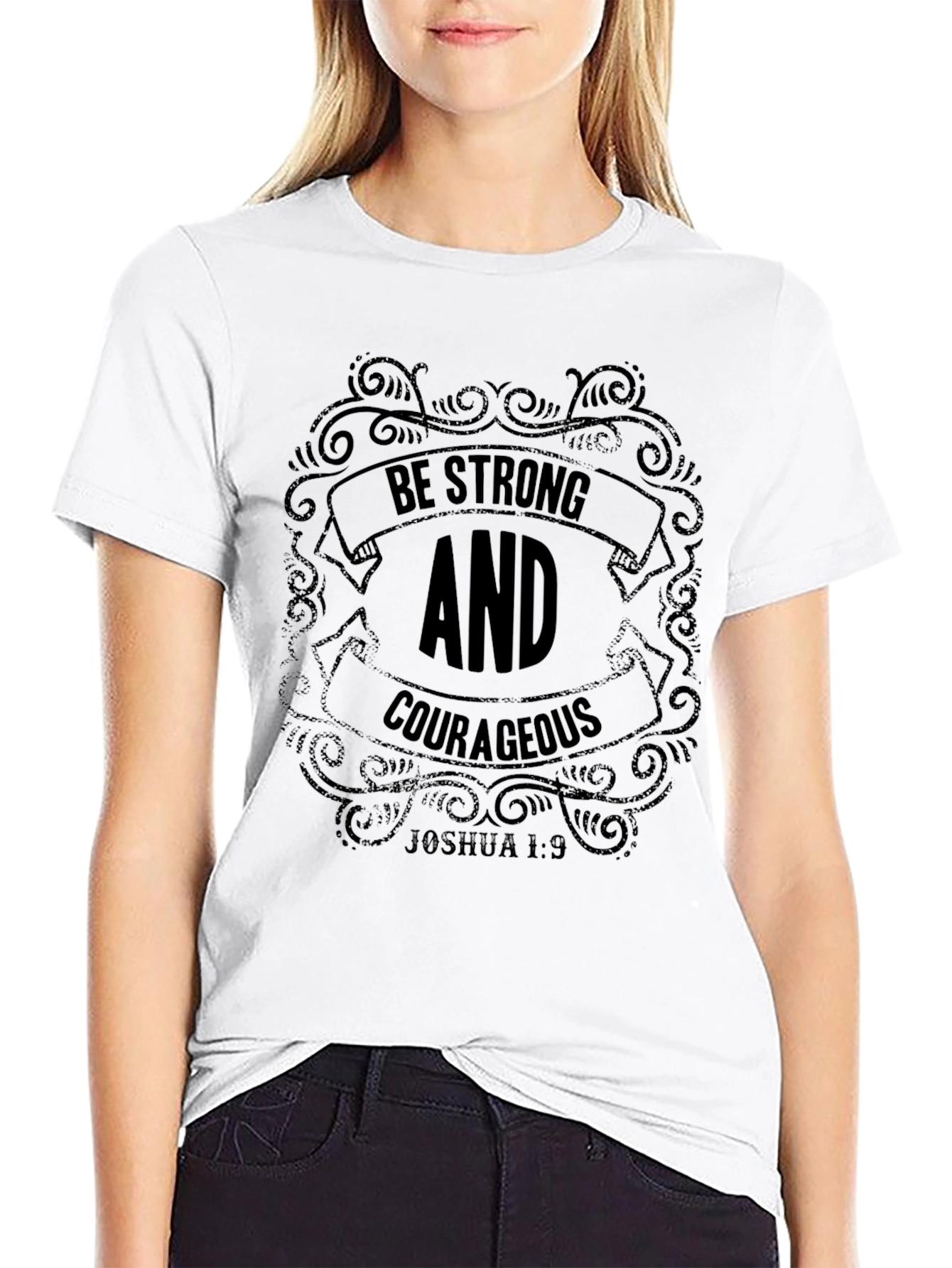 Be Strong & Courageous Graphic Tee