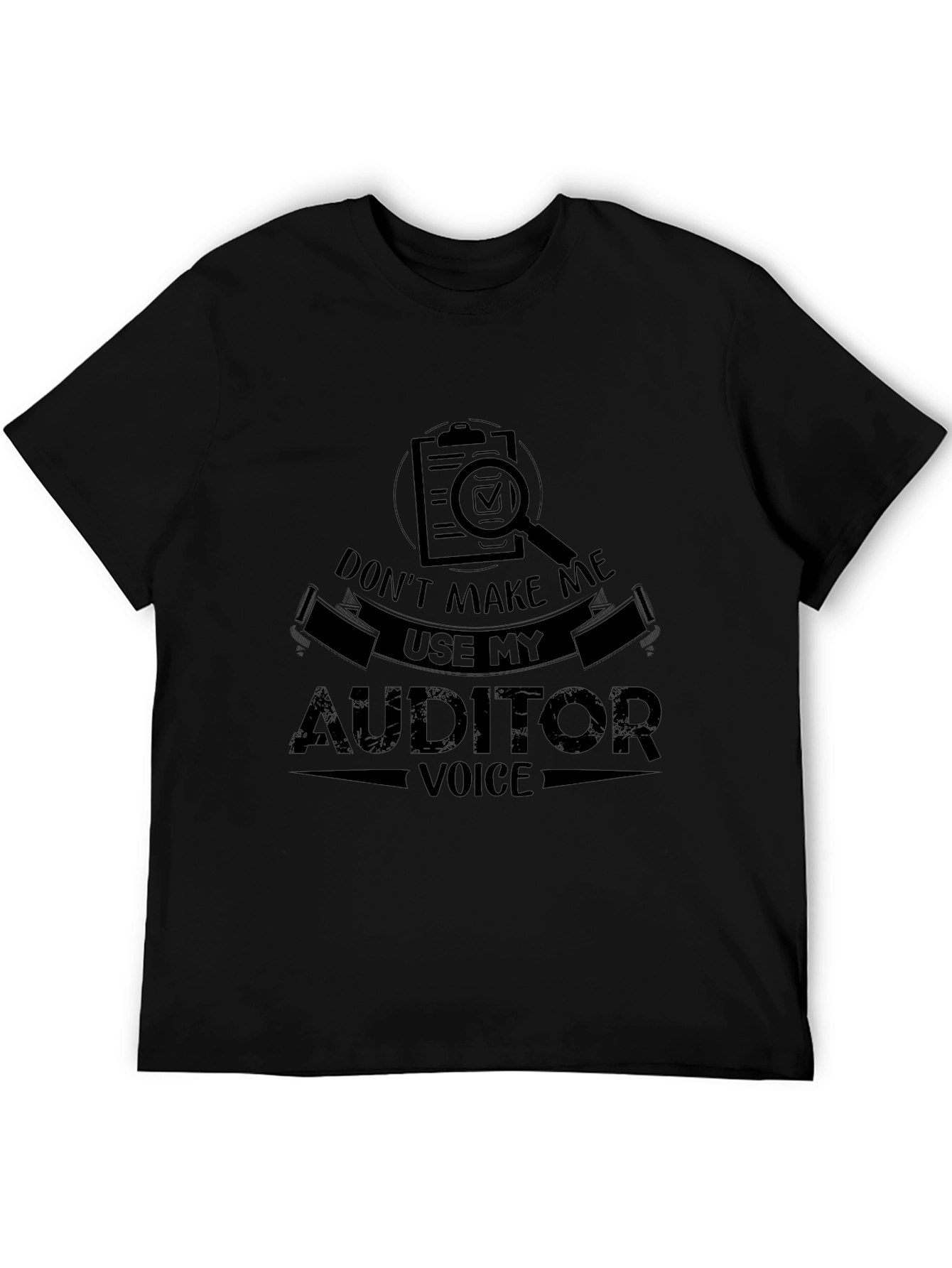 Auditor Voice Graphic Tee - Funny Accountant Shirt