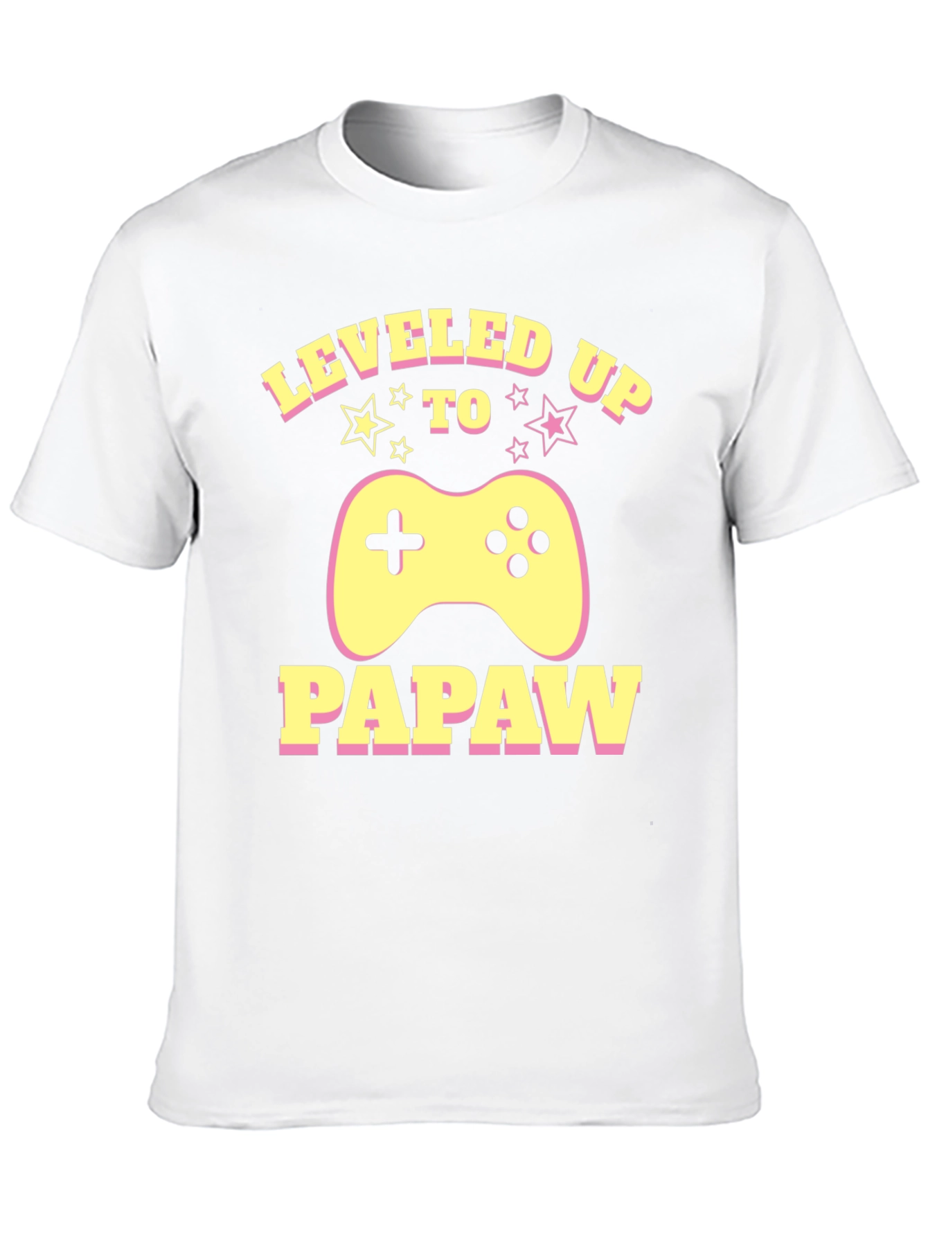 Leveled Up to Papaw Gamer T-Shirt