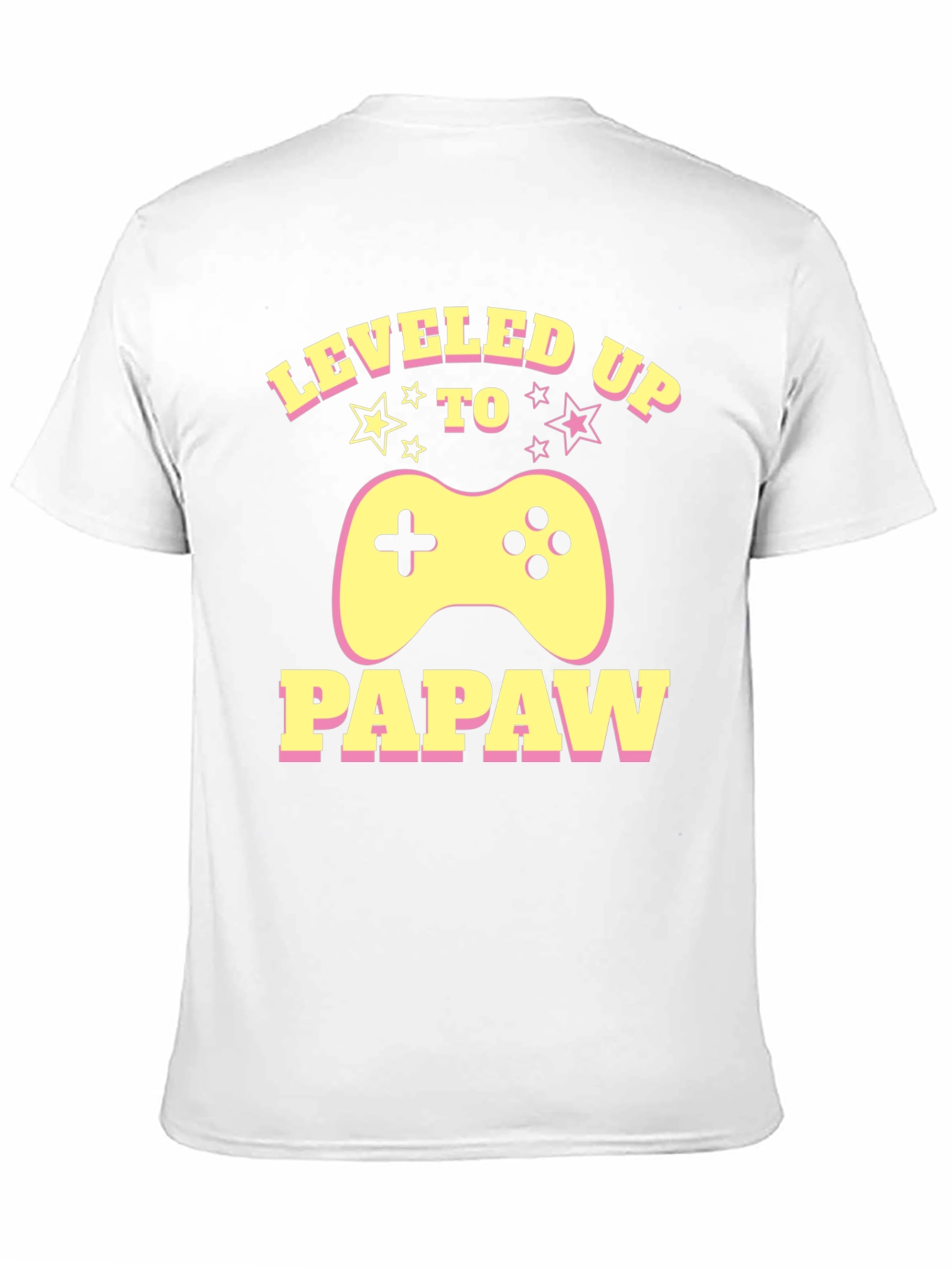 Leveled Up to Papaw Gamer T-Shirt