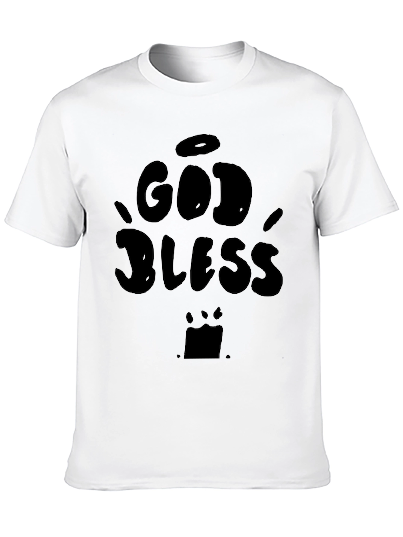 God Bless Graphic Tee - Classic Black