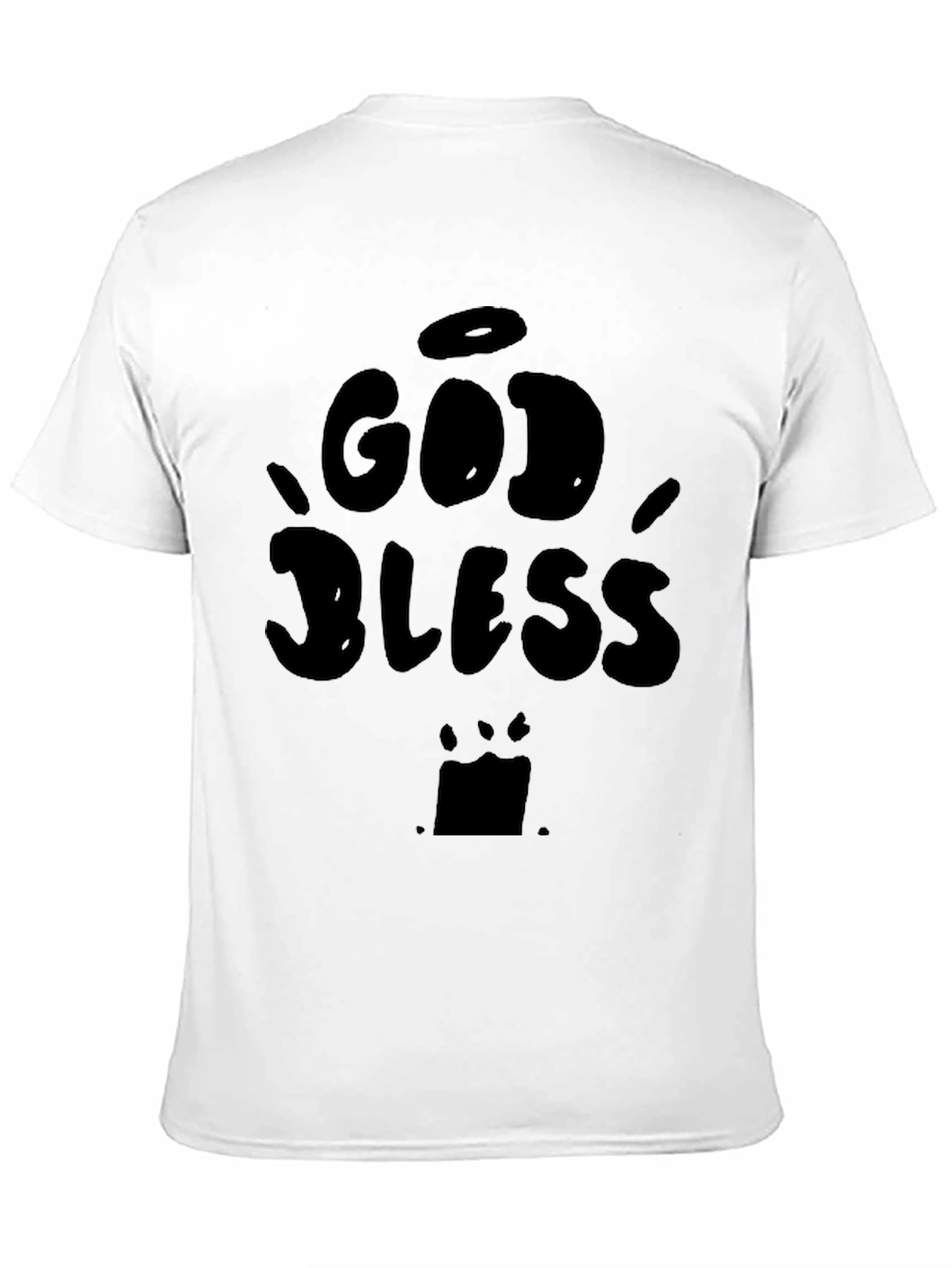 God Bless Graphic Tee - Classic Black