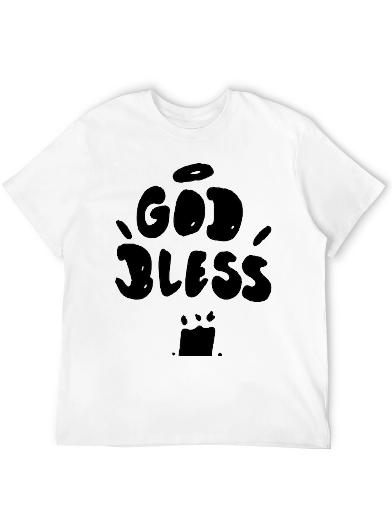God Bless Graphic Tee - Classic Black