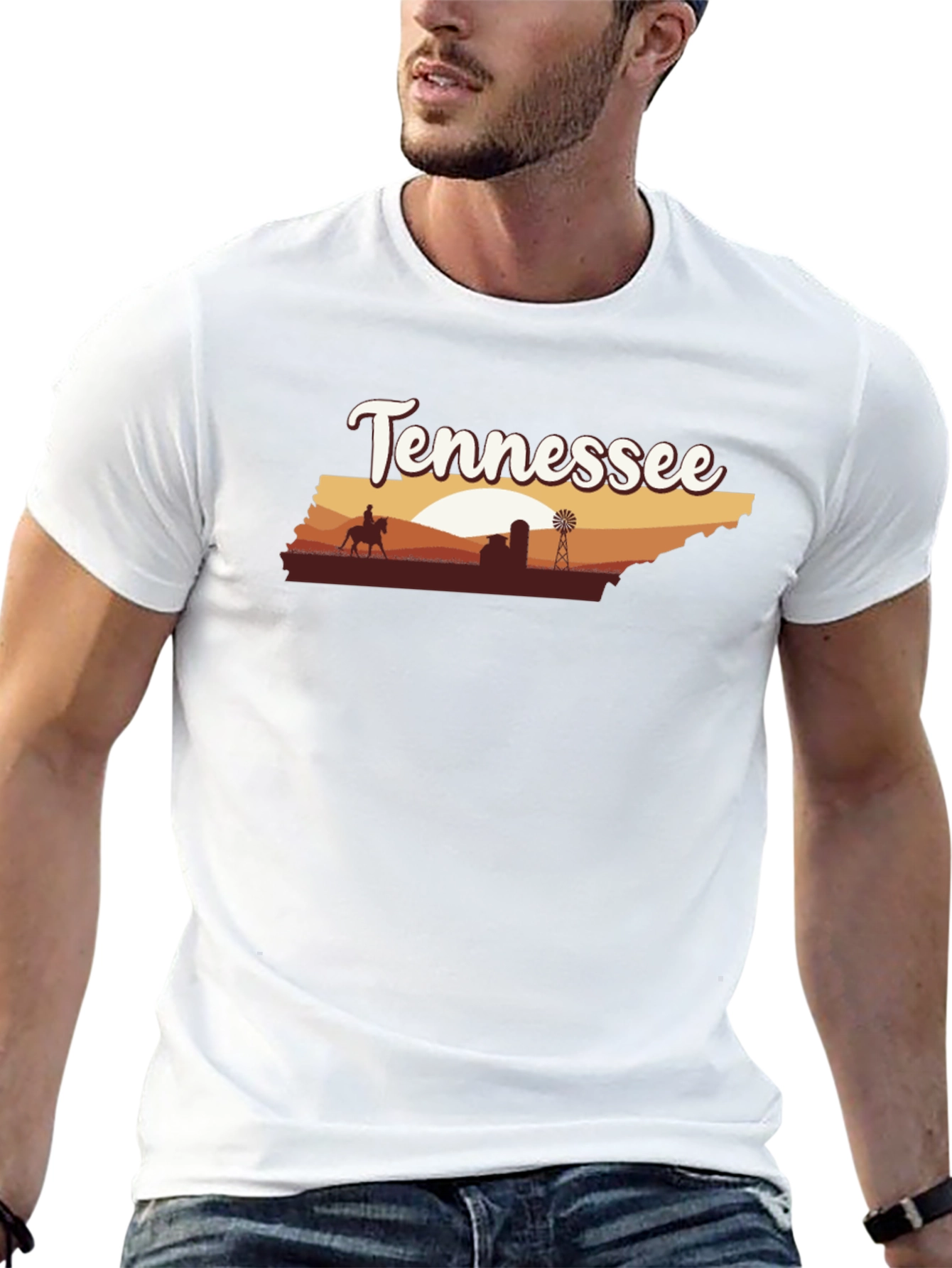 Tennessee Silhouette Graphic Tee -  Unisex