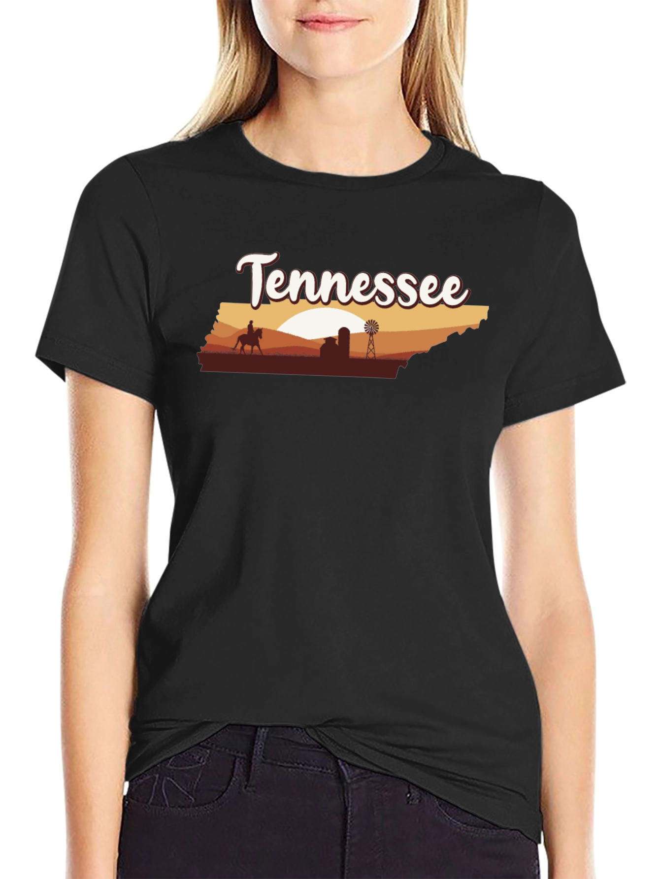 Tennessee Silhouette Graphic Tee -  Unisex