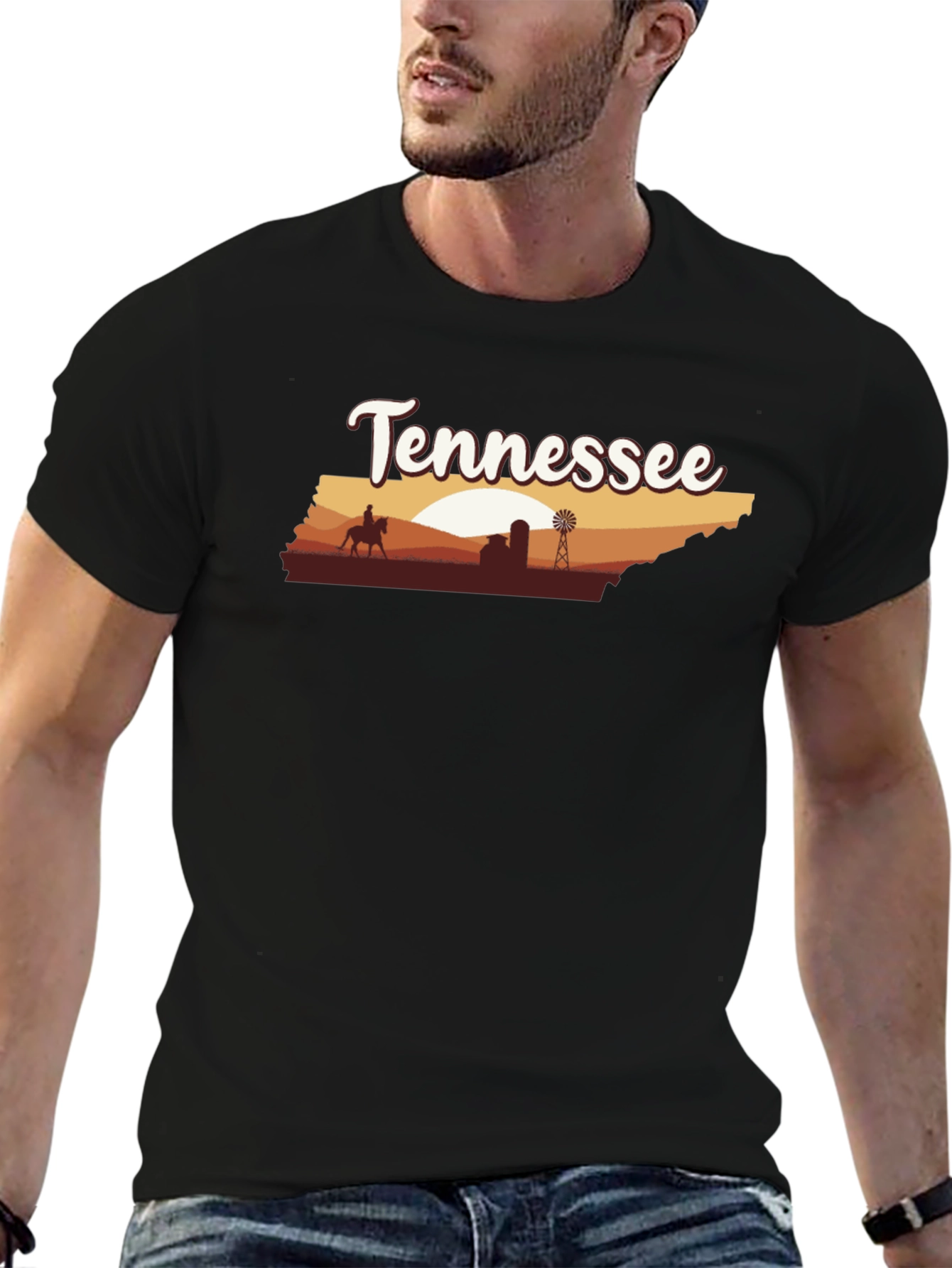 Tennessee Silhouette Graphic Tee -  Unisex