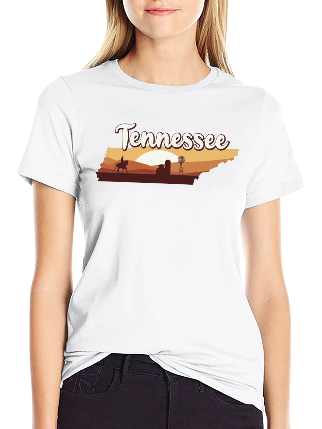 Tennessee Silhouette Graphic Tee -  Unisex