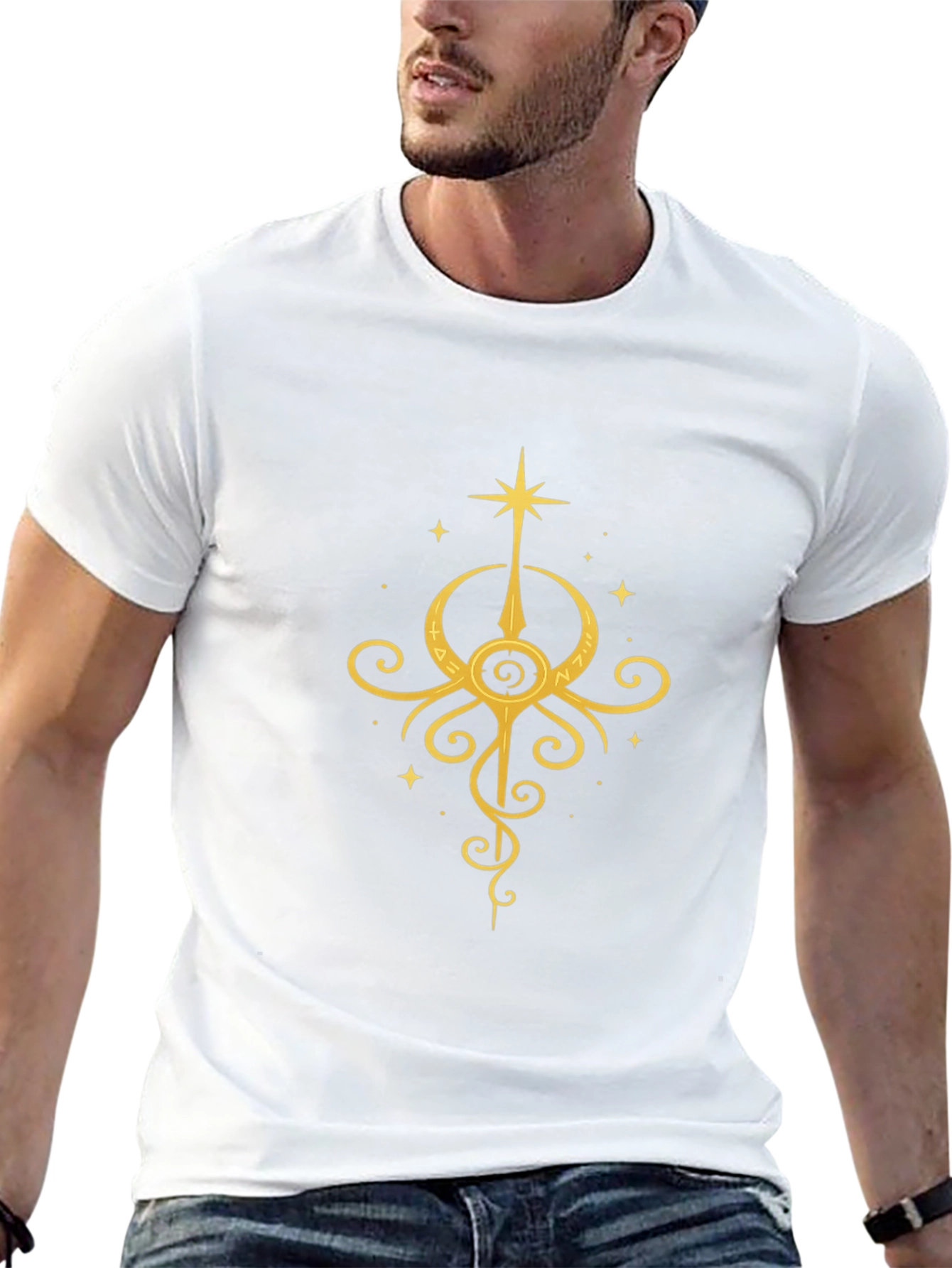 Celestial Symbol Black T-Shirt