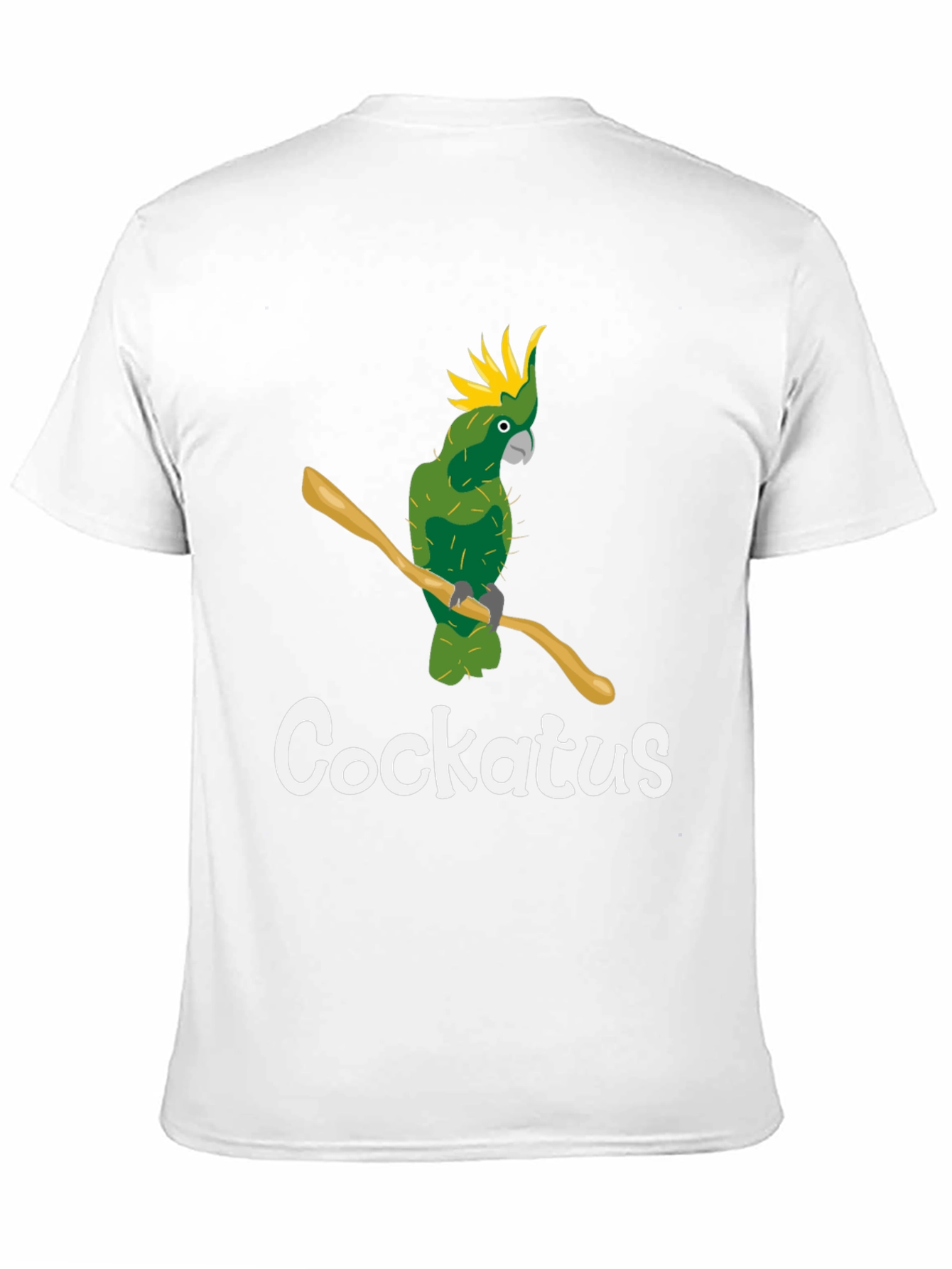 Cockatus Parrot Graphic T-Shirt