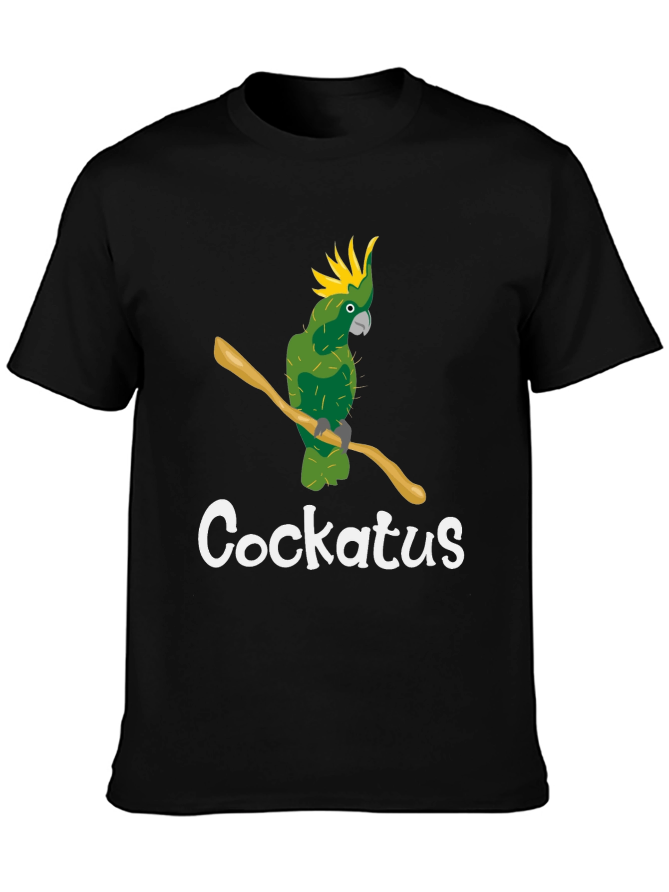Cockatus Parrot Graphic T-Shirt
