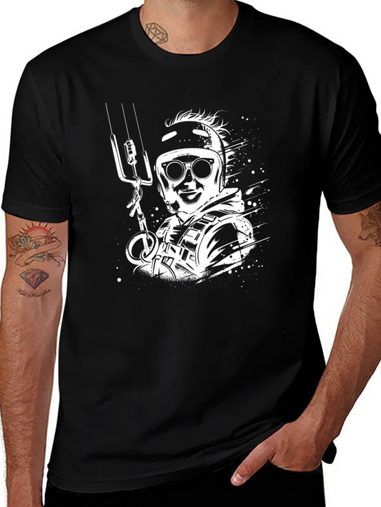 Cool Black T-Shirt with Unique Graphic Design