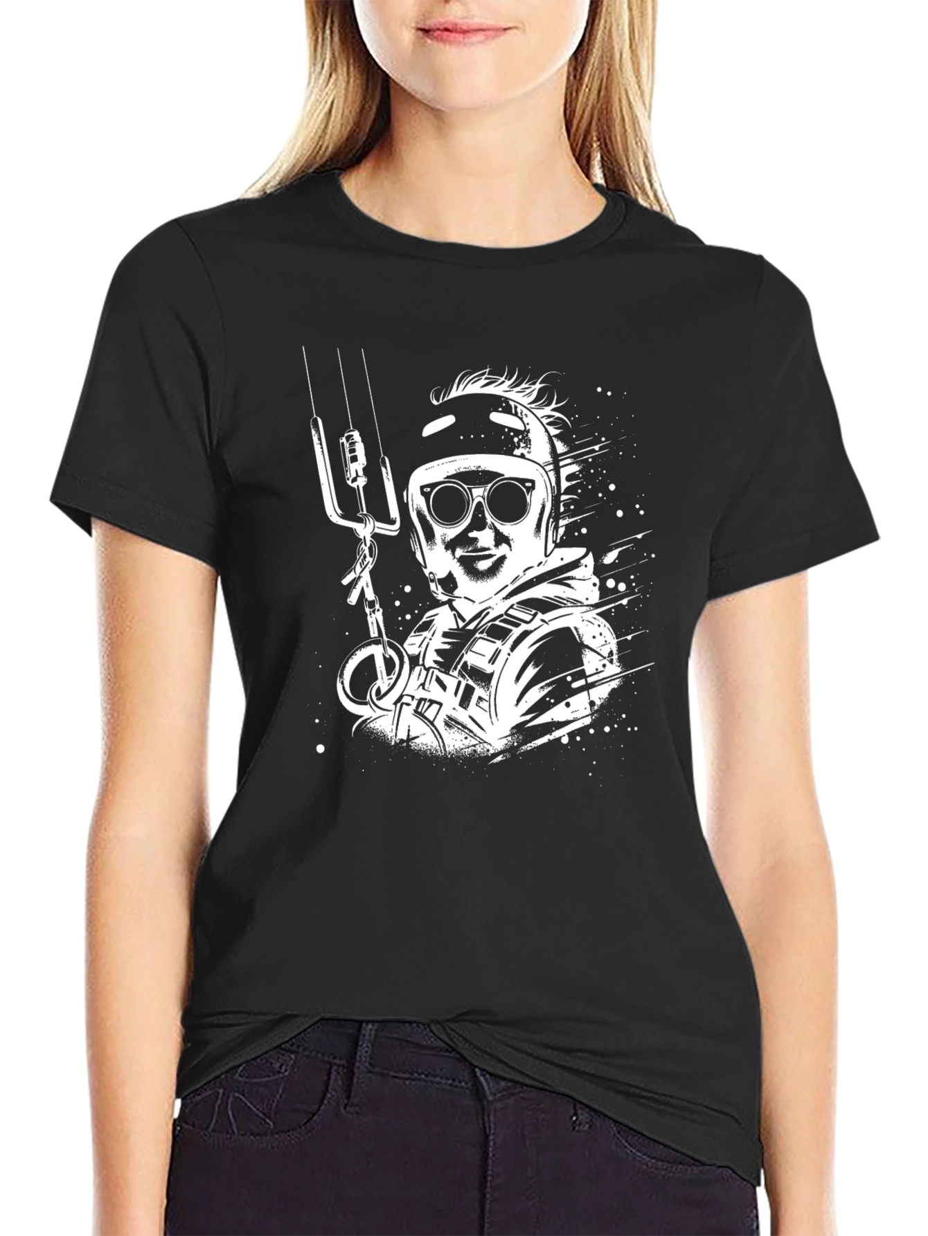 Cool Black T-Shirt with Unique Graphic Design