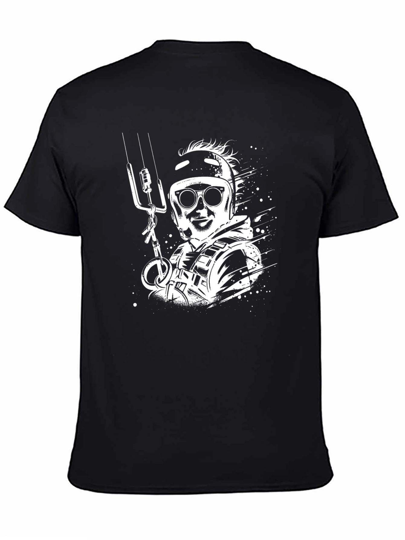Cool Black T-Shirt with Unique Graphic Design