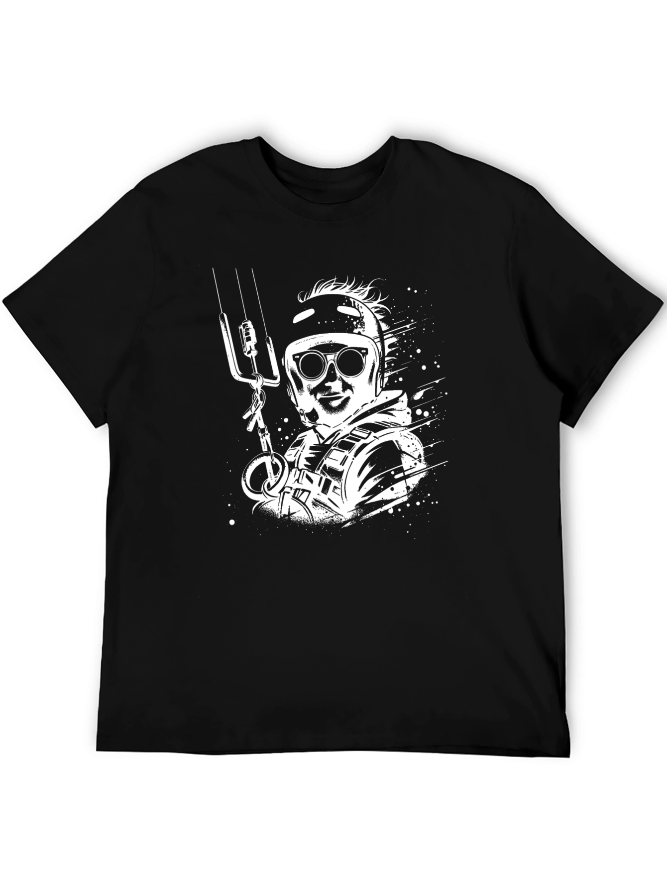 Cool Black T-Shirt with Unique Graphic Design