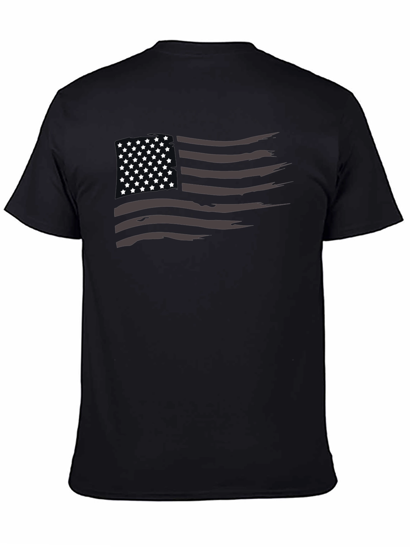 Distressed American Flag Graphic T-Shirt