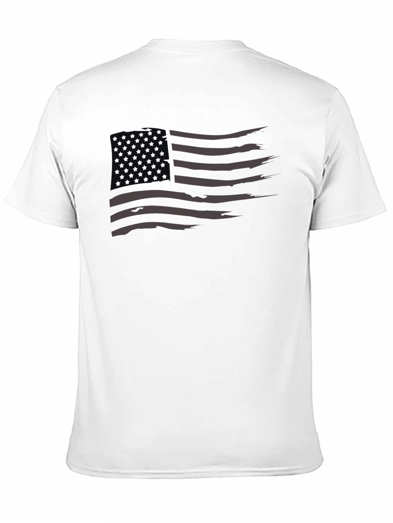 Distressed American Flag Graphic T-Shirt