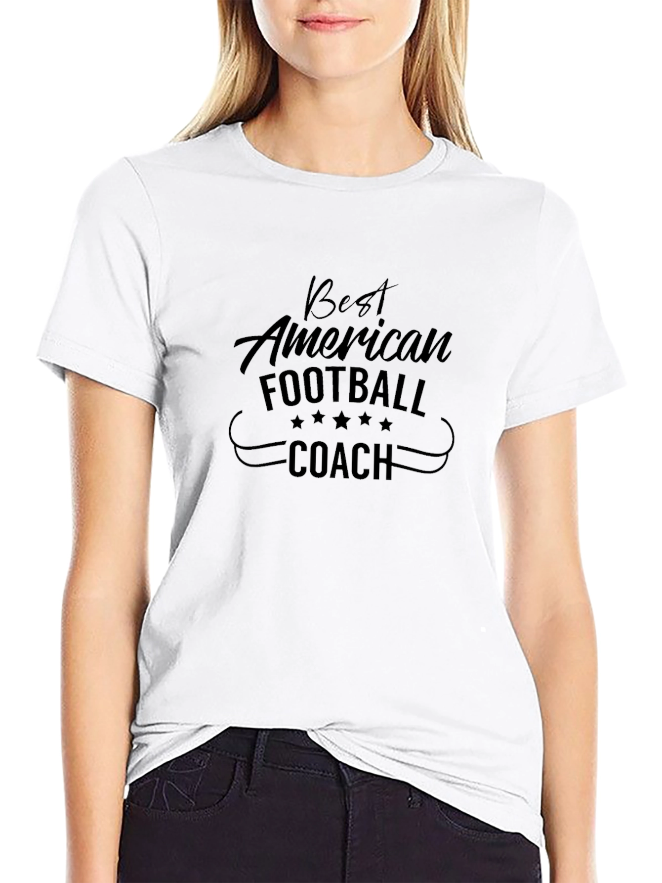 Best American Football Coach Graphic T-Shirt