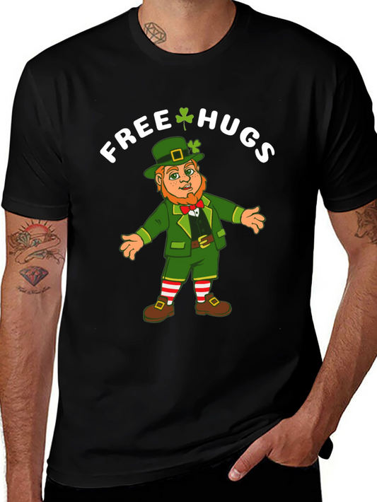 St. Patricks Day Leprechaun Free Hugs T-Shirt