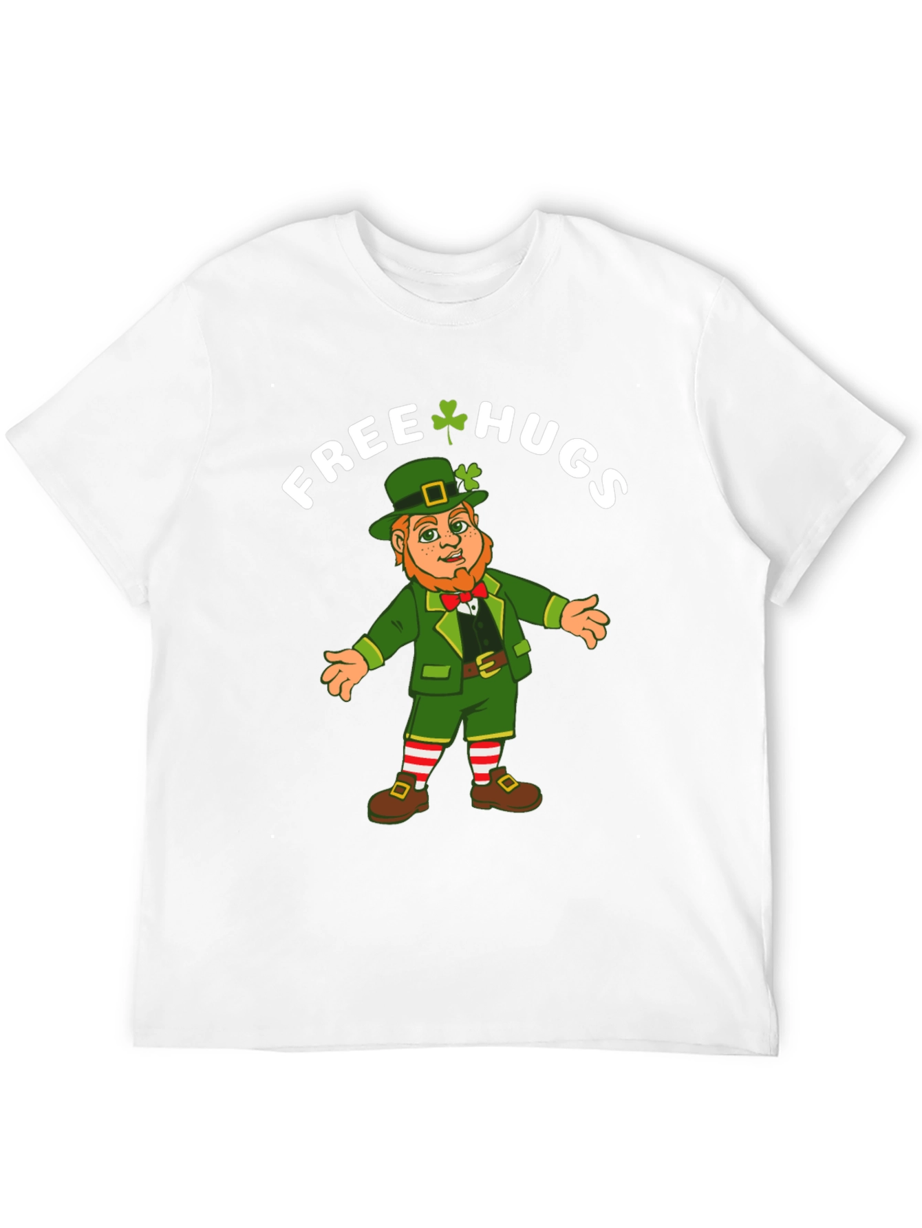 St. Patricks Day Leprechaun Free Hugs T-Shirt