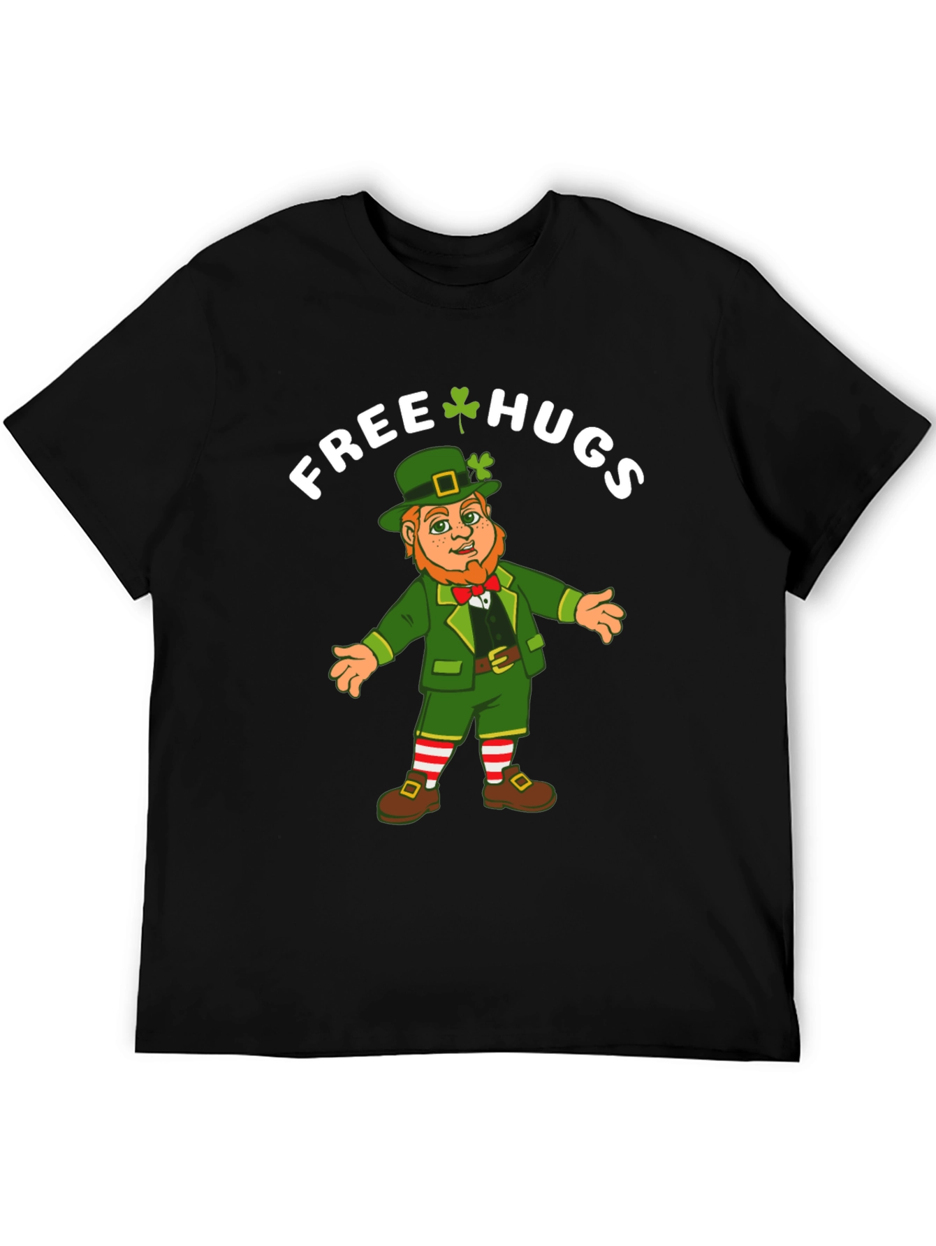 St. Patricks Day Leprechaun Free Hugs T-Shirt