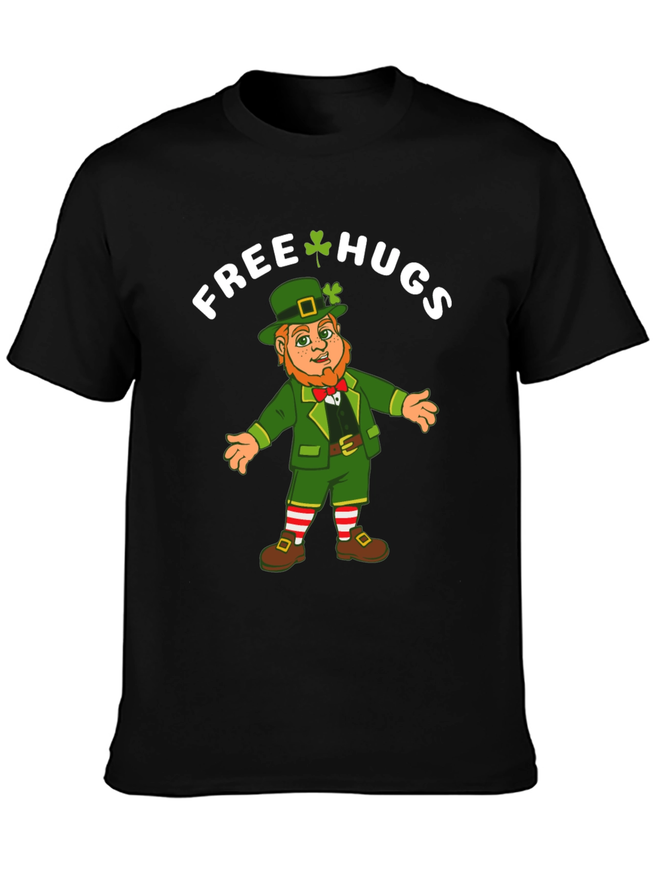 St. Patricks Day Leprechaun Free Hugs T-Shirt