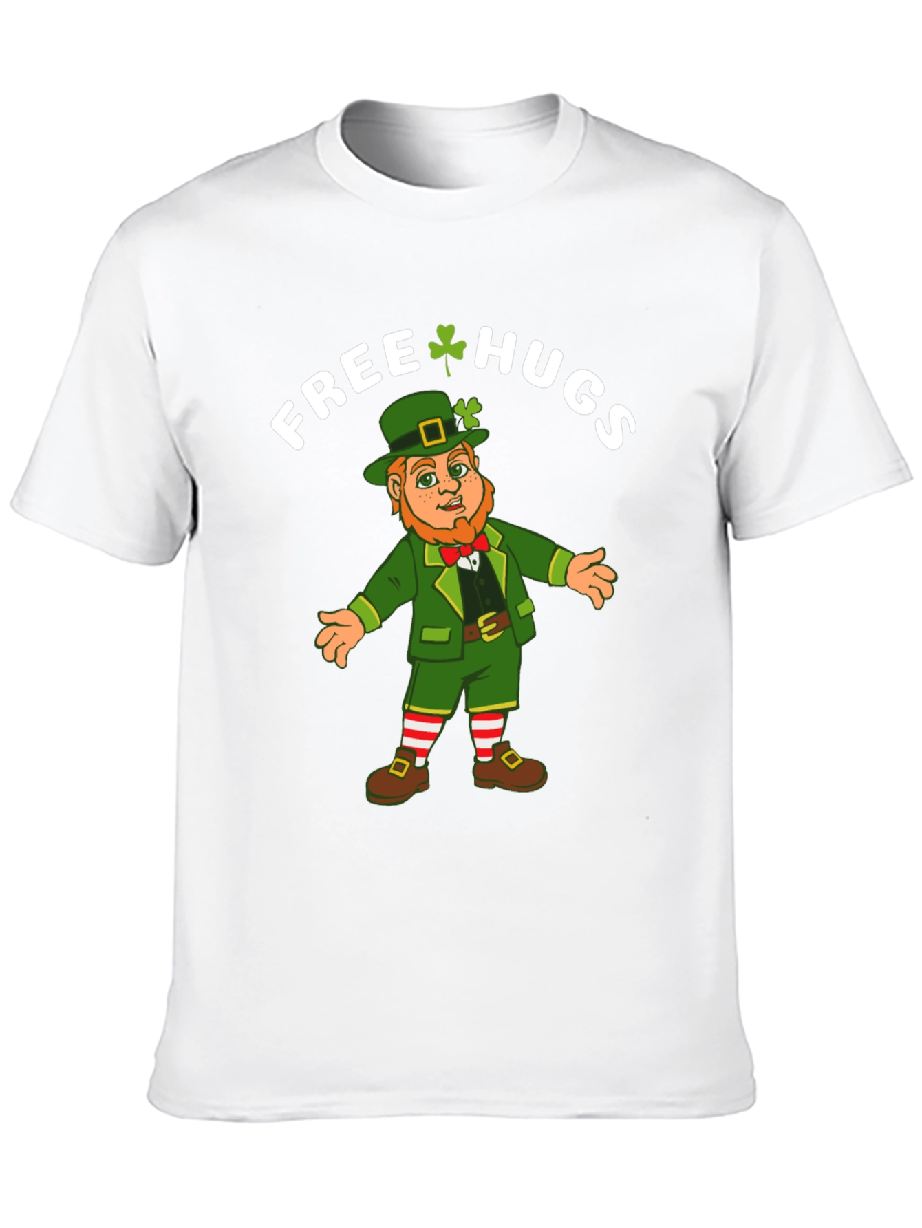 St. Patricks Day Leprechaun Free Hugs T-Shirt