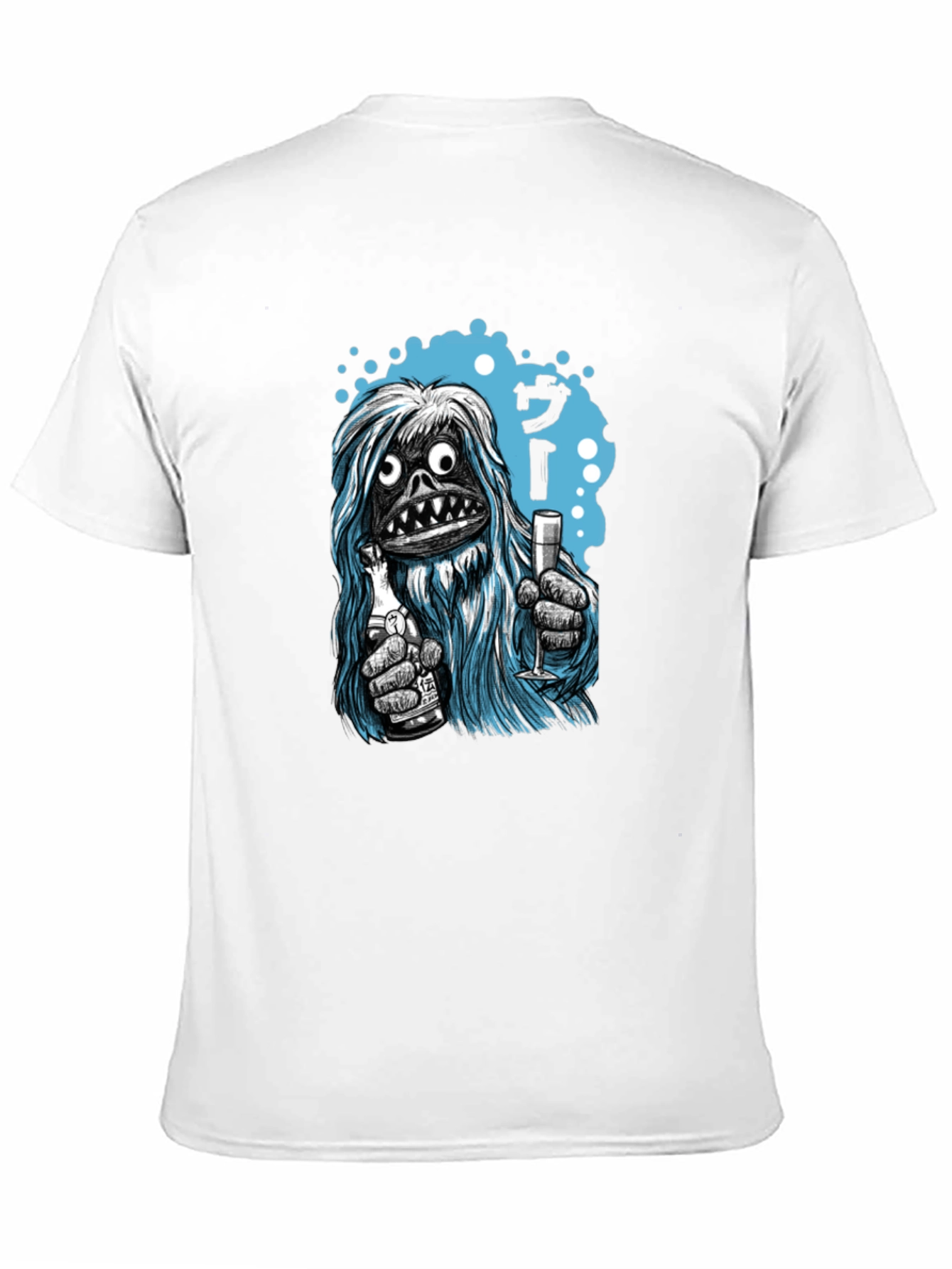 Yeti Cheers Graphic Tee - Quirky Black T-Shirt