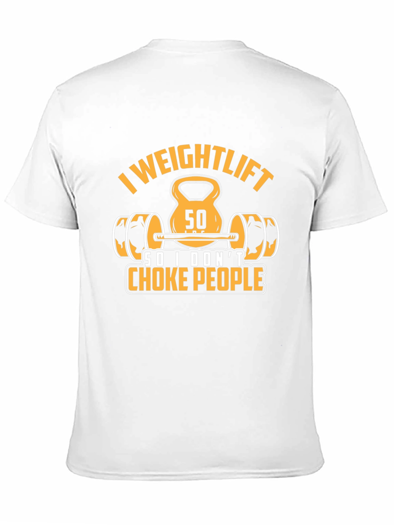 Weightlifting Slogan T-Shirt - Funny Gym Workout Tee