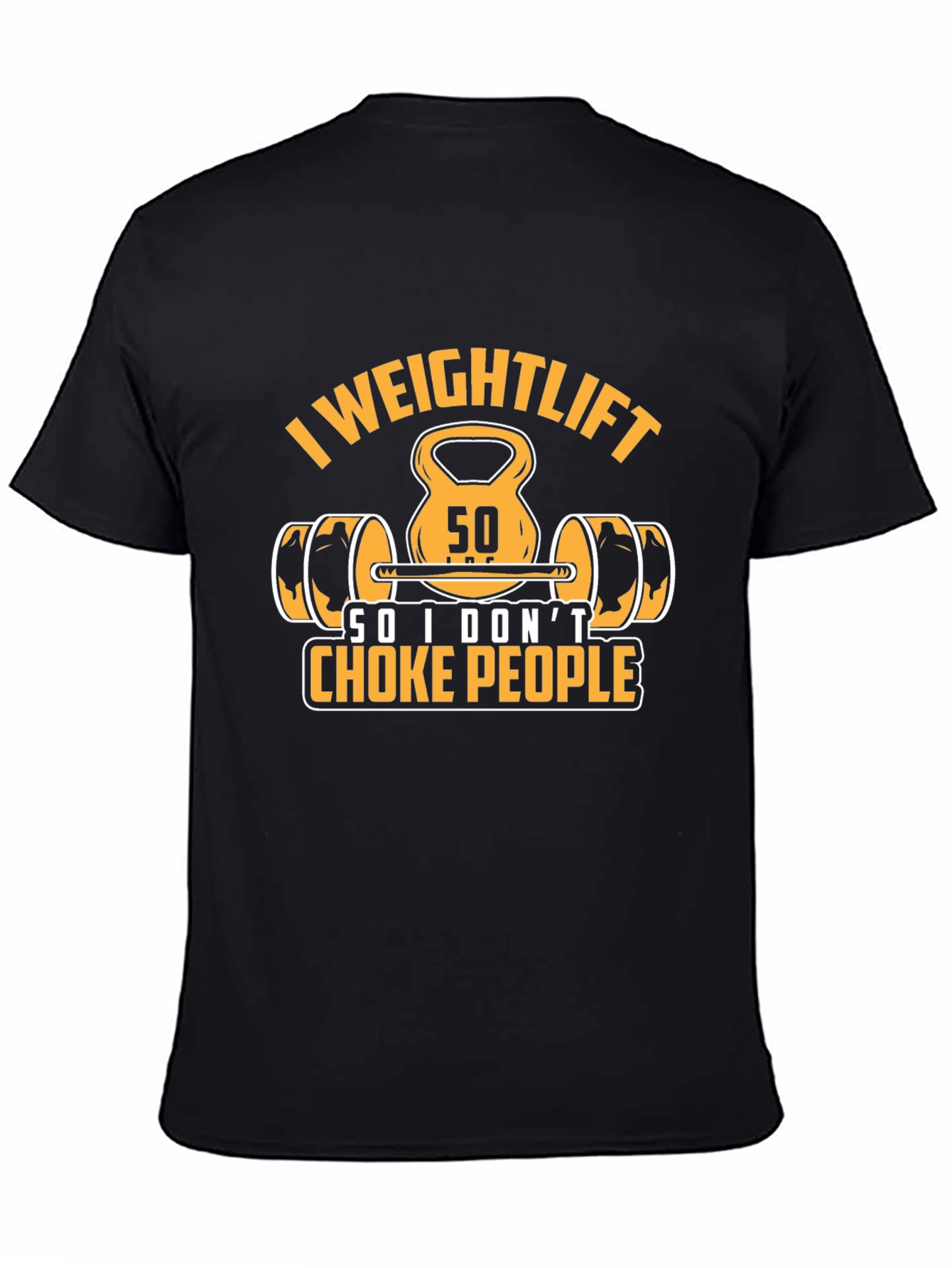 Weightlifting Slogan T-Shirt - Funny Gym Workout Tee