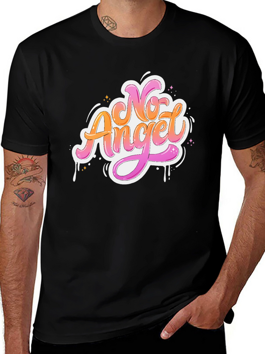 No Angel Graphic Tee - Trendy Unisex T-Shirt