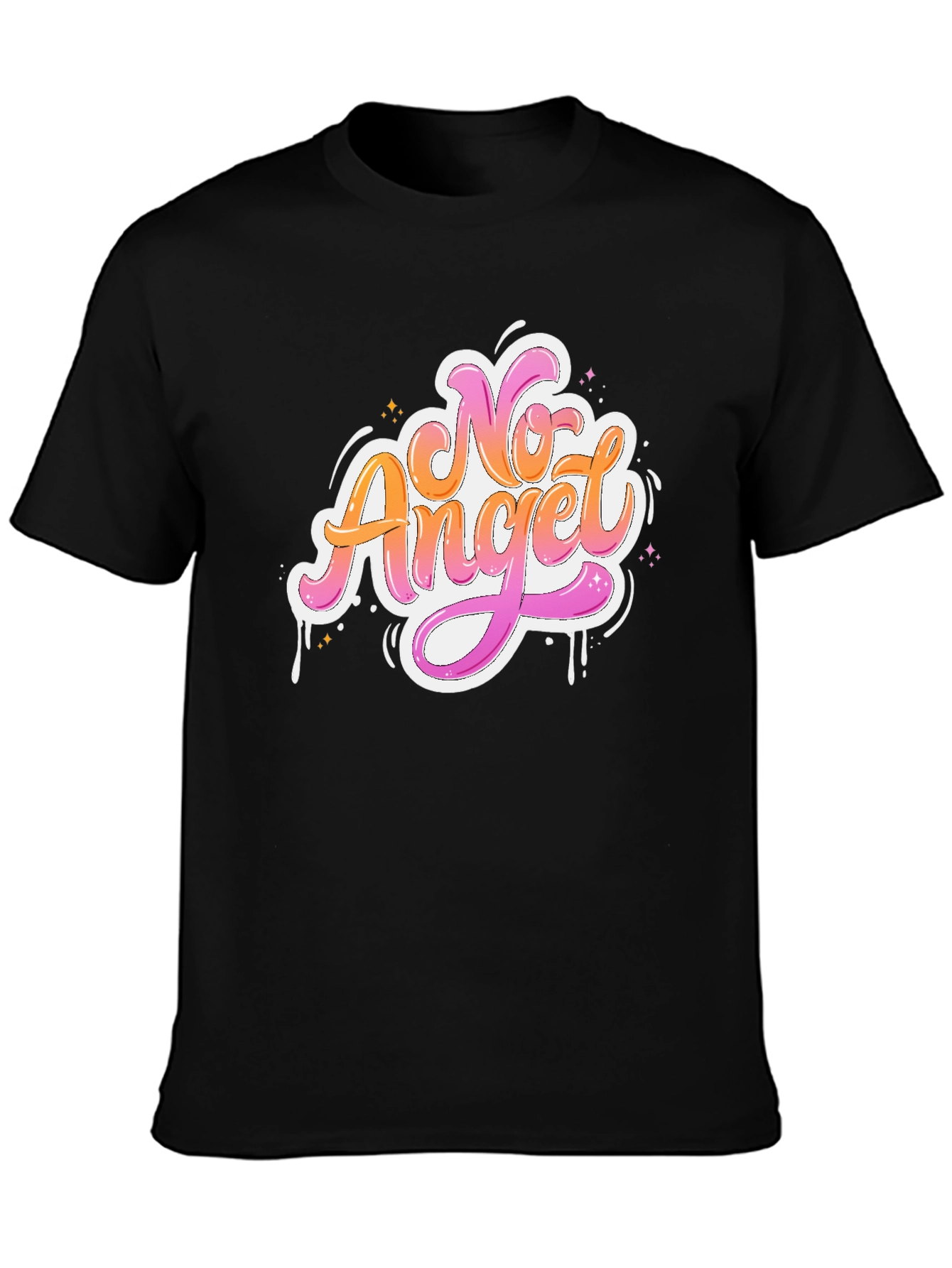No Angel Graphic Tee - Trendy Unisex T-Shirt