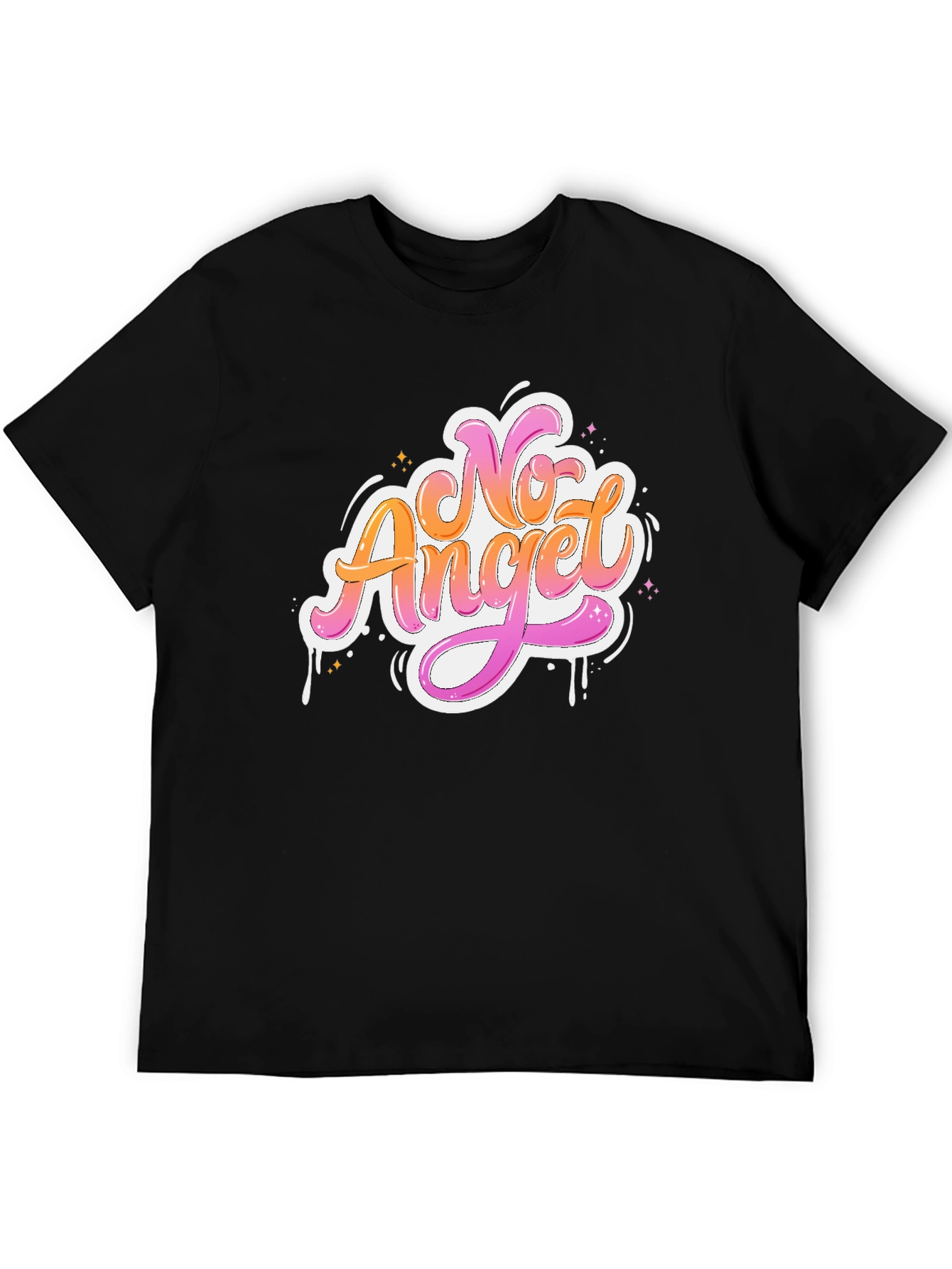 No Angel Graphic Tee - Trendy Unisex T-Shirt