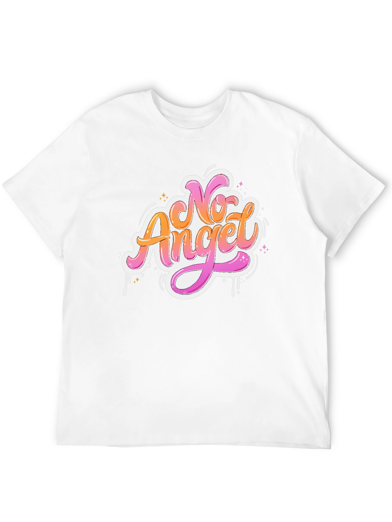 No Angel Graphic Tee - Trendy Unisex T-Shirt