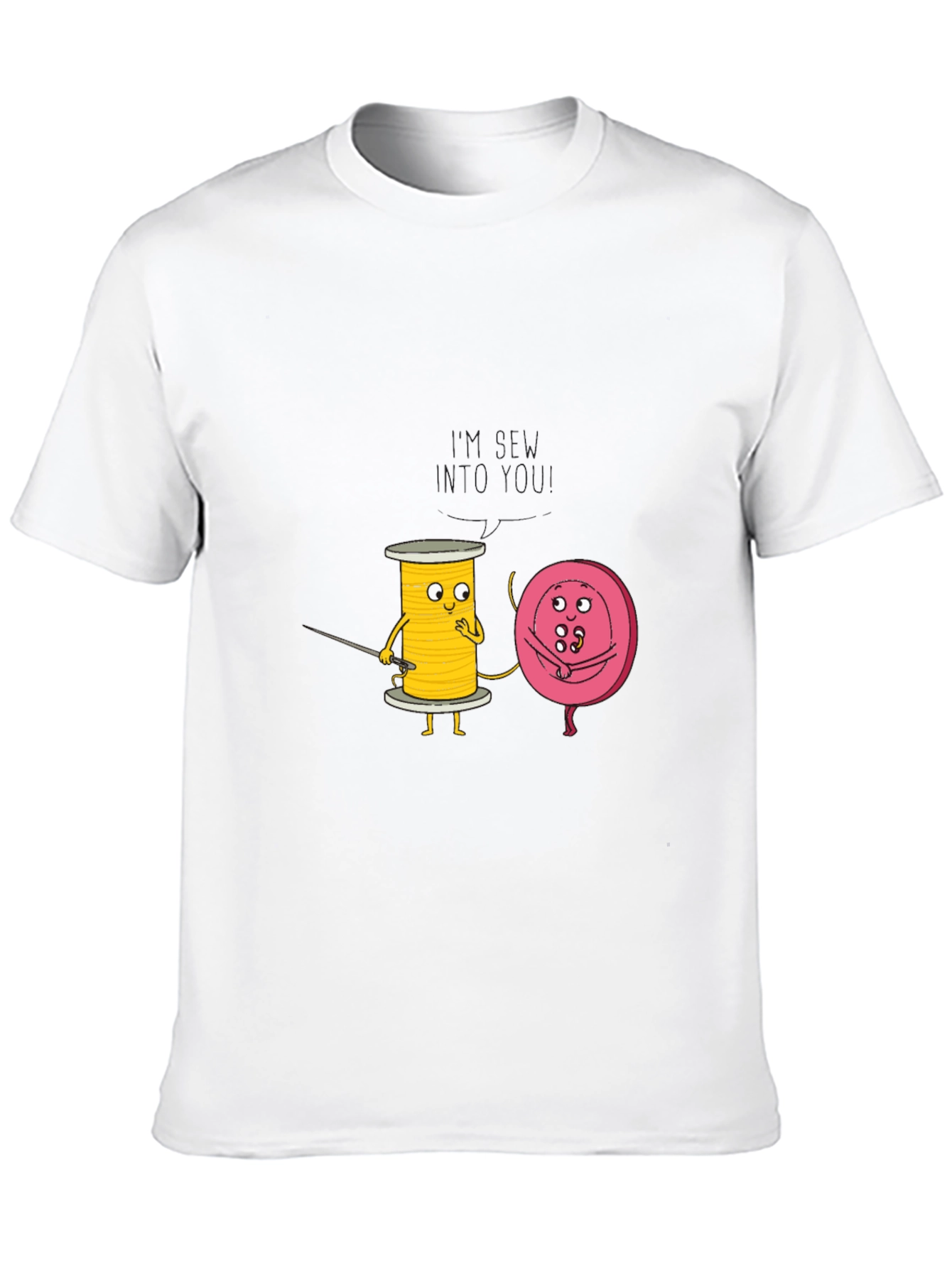 Funny Sew Into You Graphic Tee