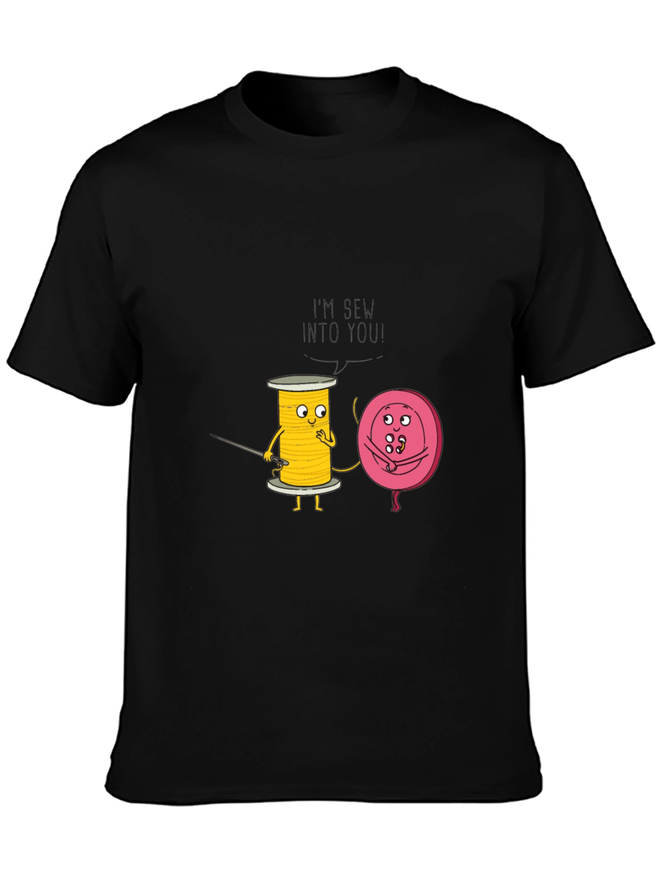Funny Sew Into You Graphic Tee