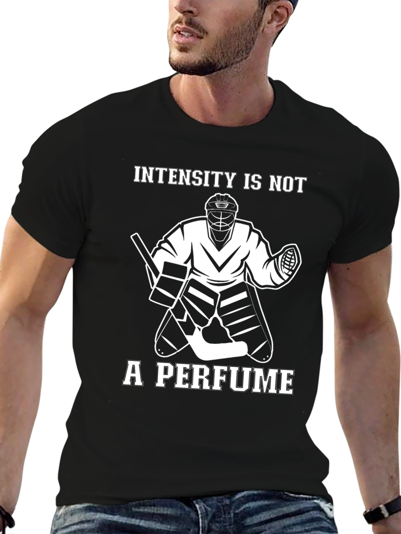 Intensity is Not a Perfume Hockey T-Shirt