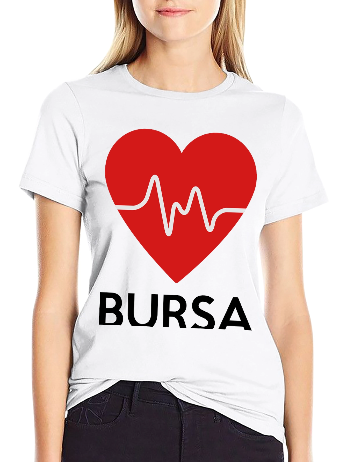 Bursa Heartbeat Graphic T-Shirt