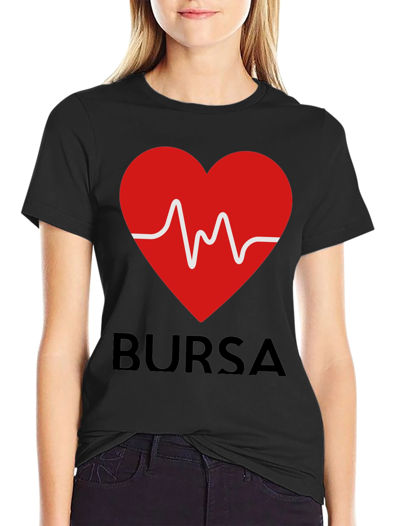 Bursa Heartbeat Graphic T-Shirt