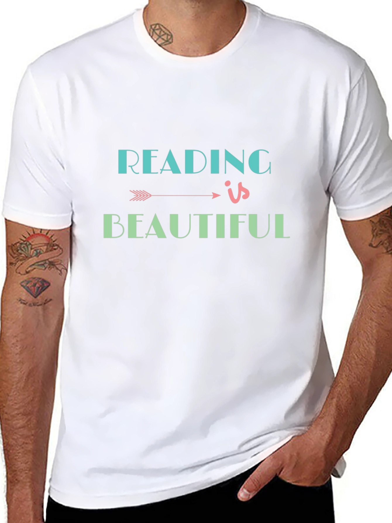 Reading is Beautiful Graphic T-Shirt