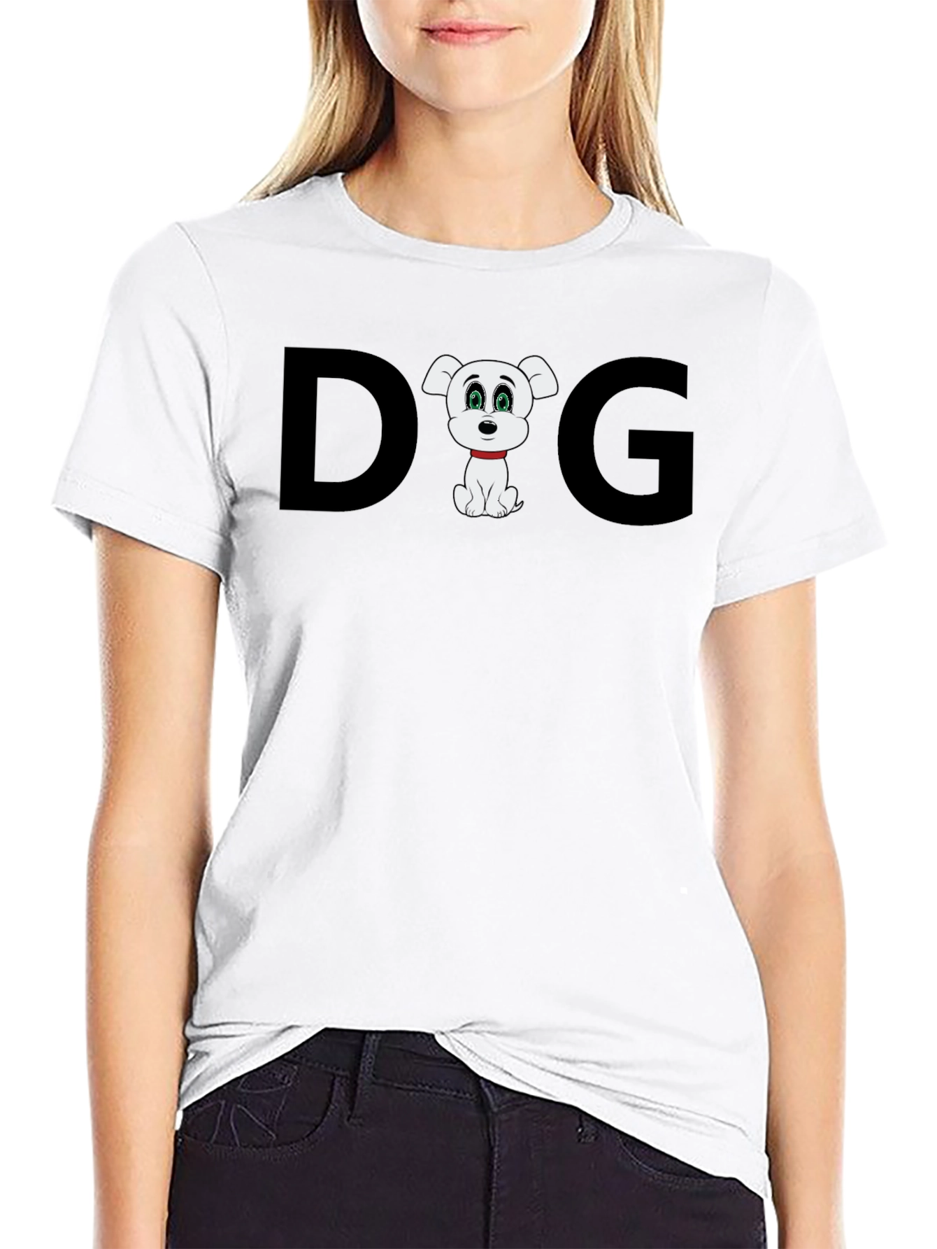Dog Graphic T-Shirt: Cute Cartoon Puppy Tee