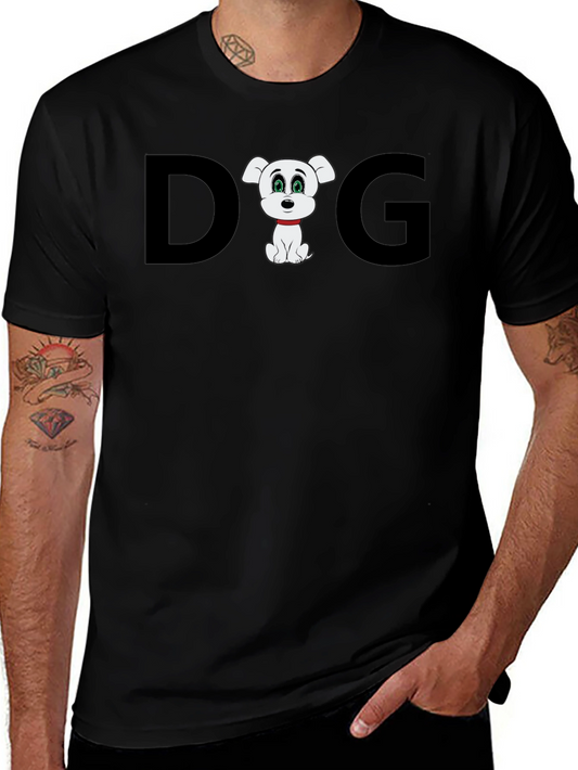 Dog Graphic T-Shirt: Cute Cartoon Puppy Tee