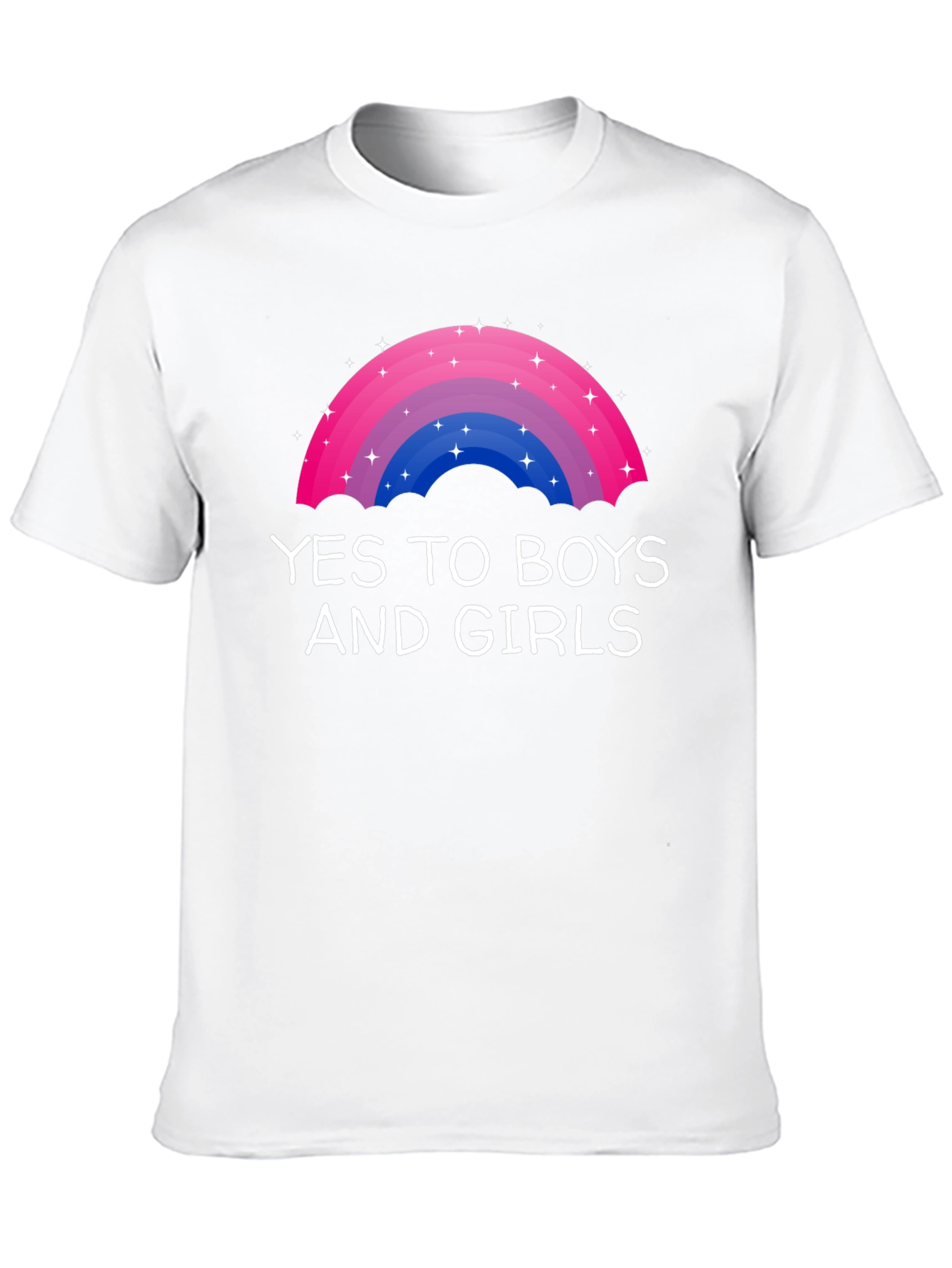 Yes to Boys and Girls LGBTQ+ Rainbow T-Shirt