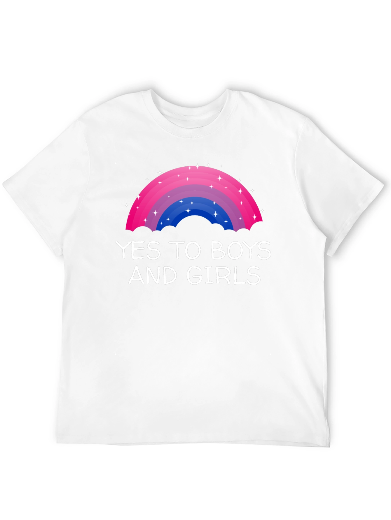 Yes to Boys and Girls LGBTQ+ Rainbow T-Shirt