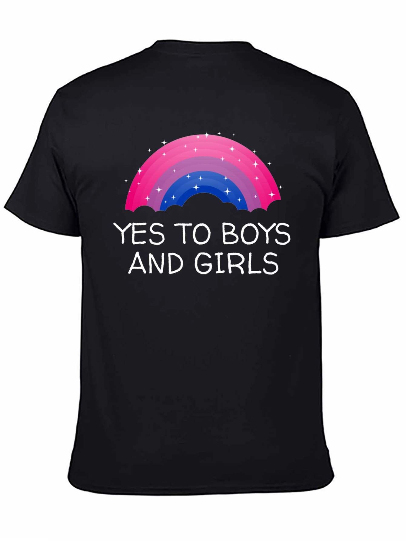 Yes to Boys and Girls LGBTQ+ Rainbow T-Shirt