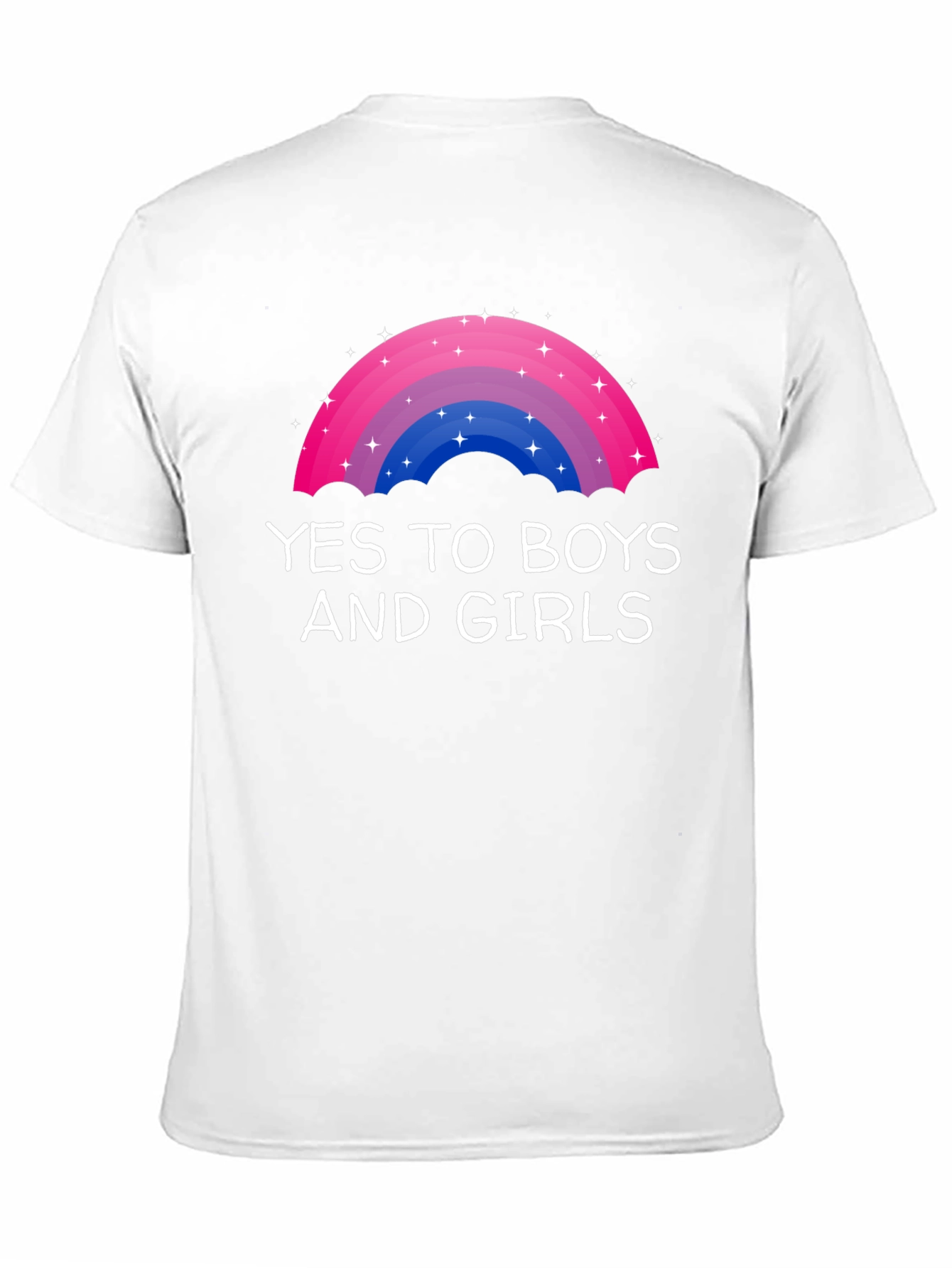 Yes to Boys and Girls LGBTQ+ Rainbow T-Shirt
