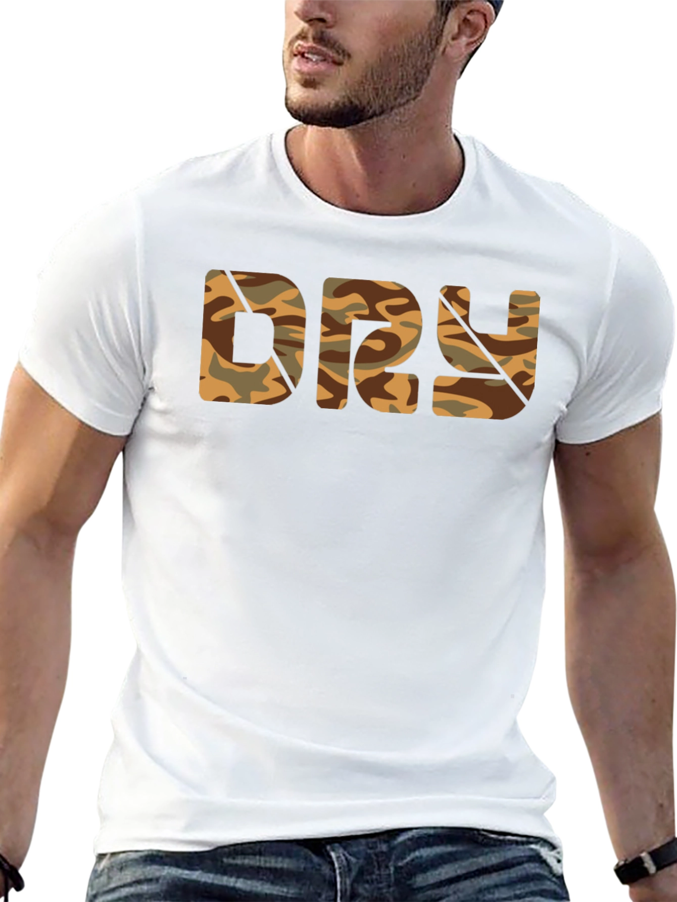 Camo DRY T-Shirt - Military Style Cotton Tee