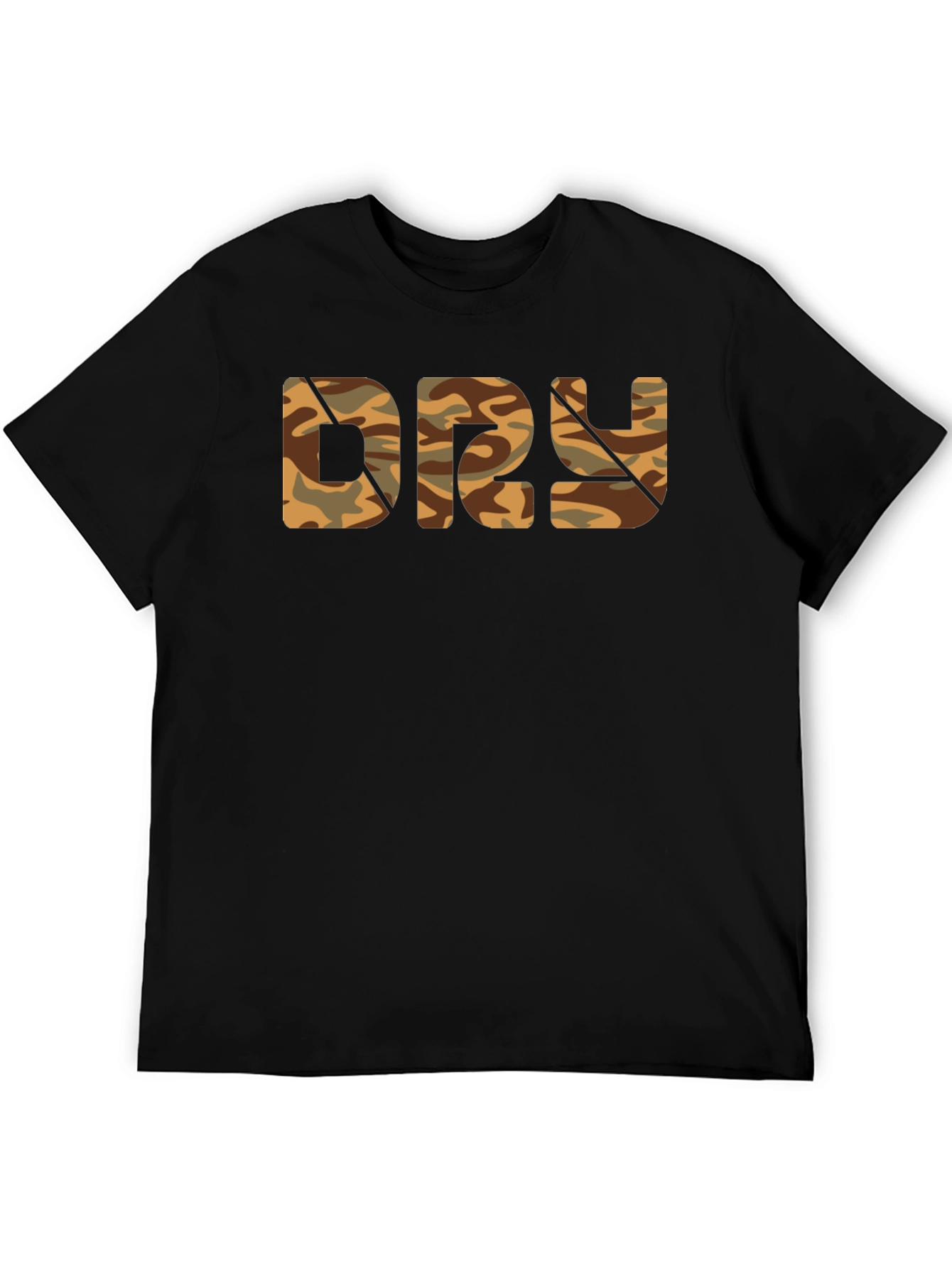 Camo DRY T-Shirt - Military Style Cotton Tee