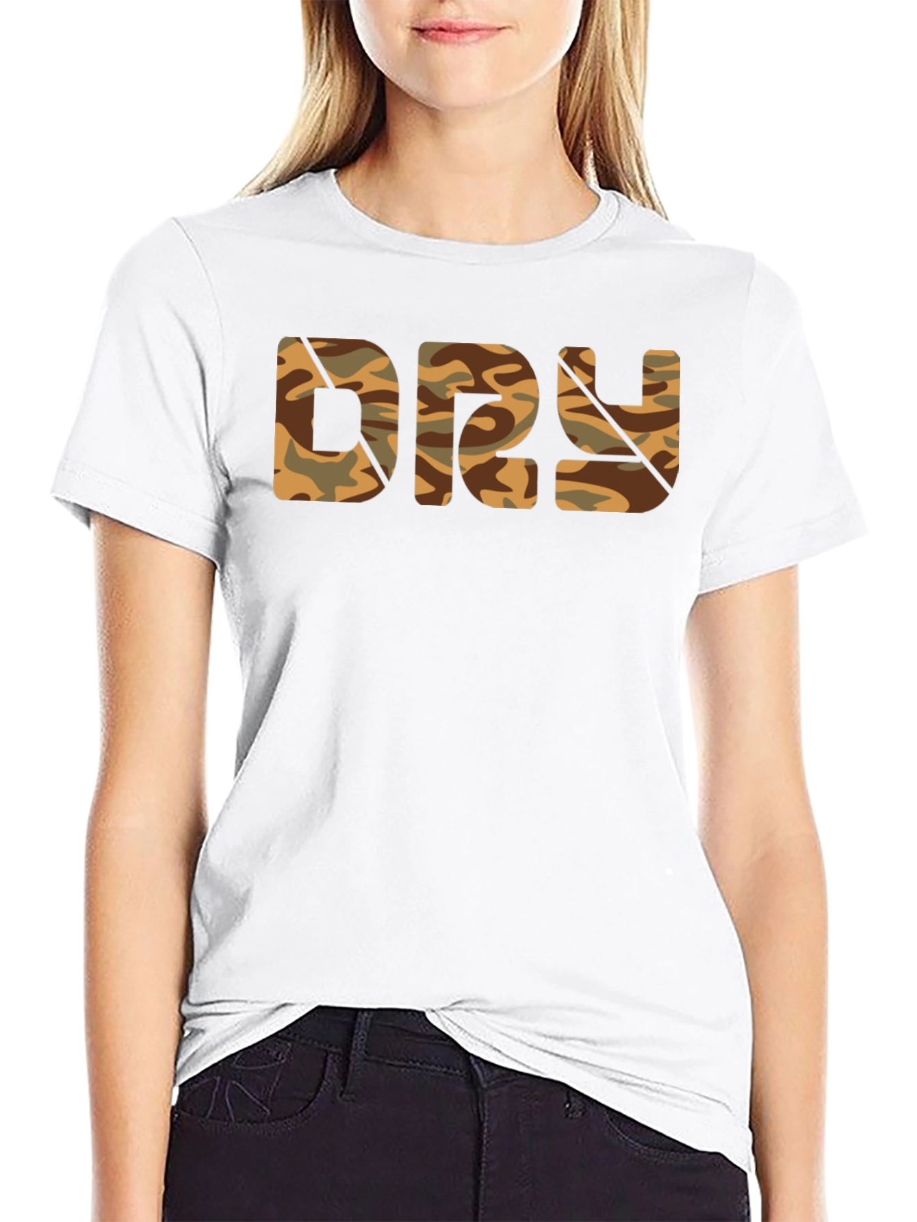 Camo DRY T-Shirt - Military Style Cotton Tee