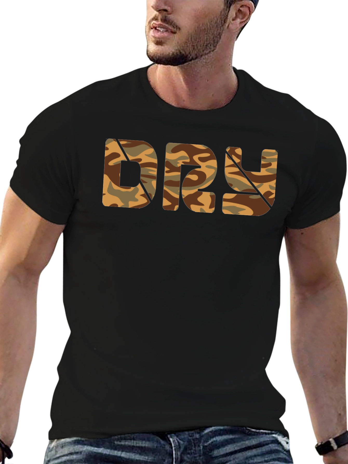 Camo DRY T-Shirt - Military Style Cotton Tee